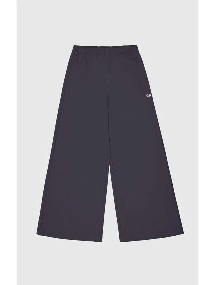 Black Polyamide Casual Pants