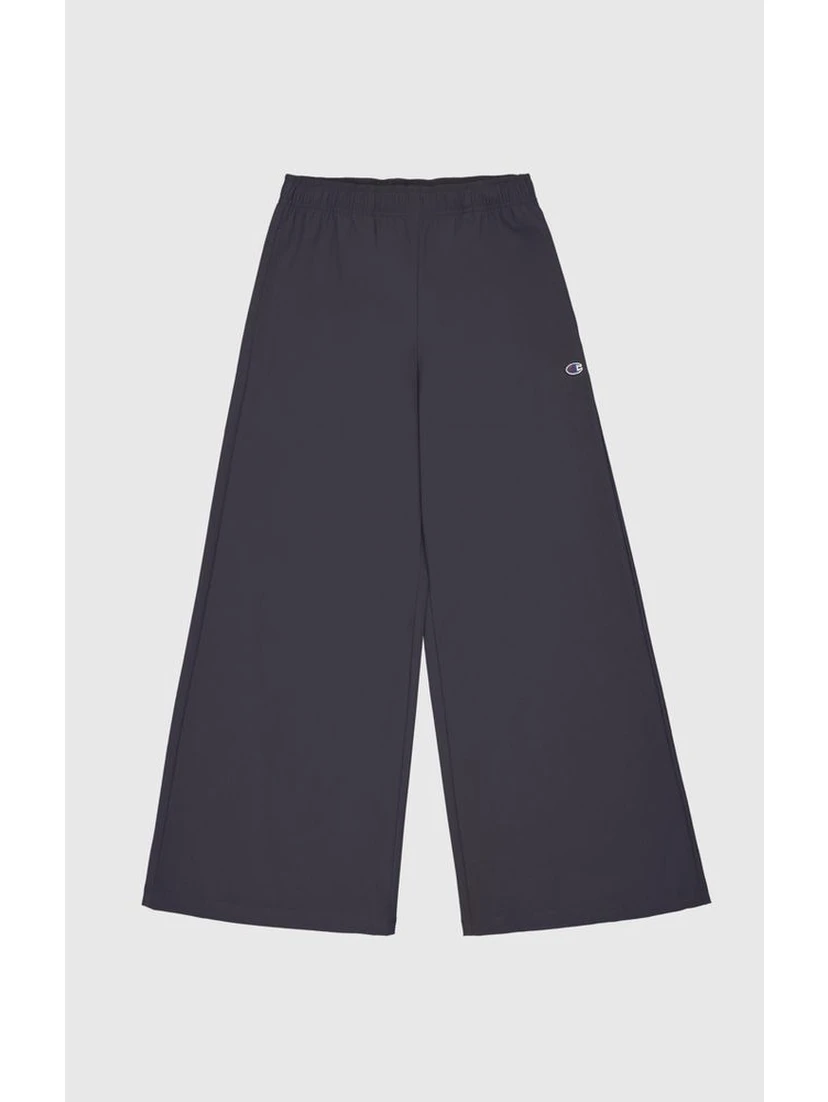 Black Polyamide Casual Pants