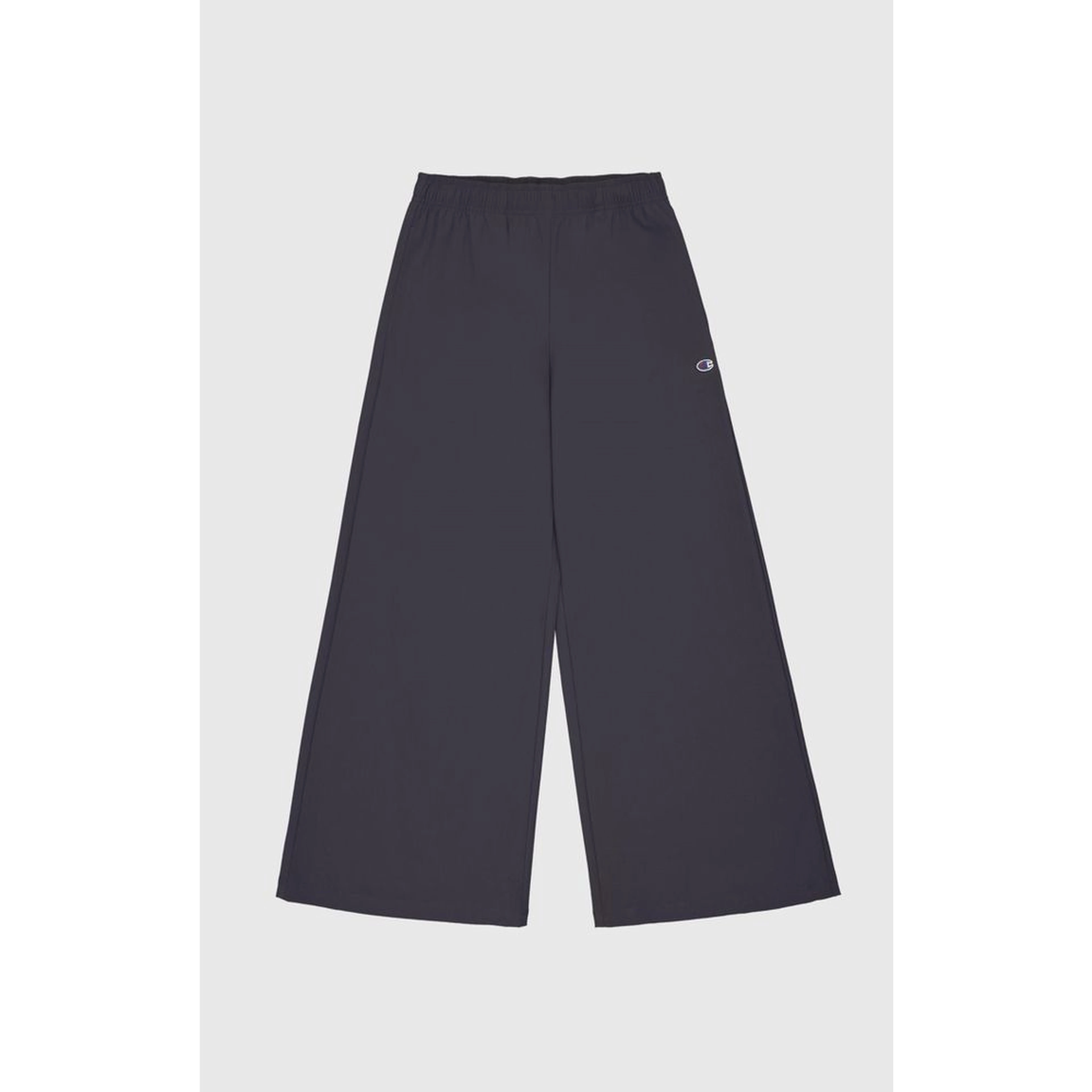 Black Polyamide Casual Pants