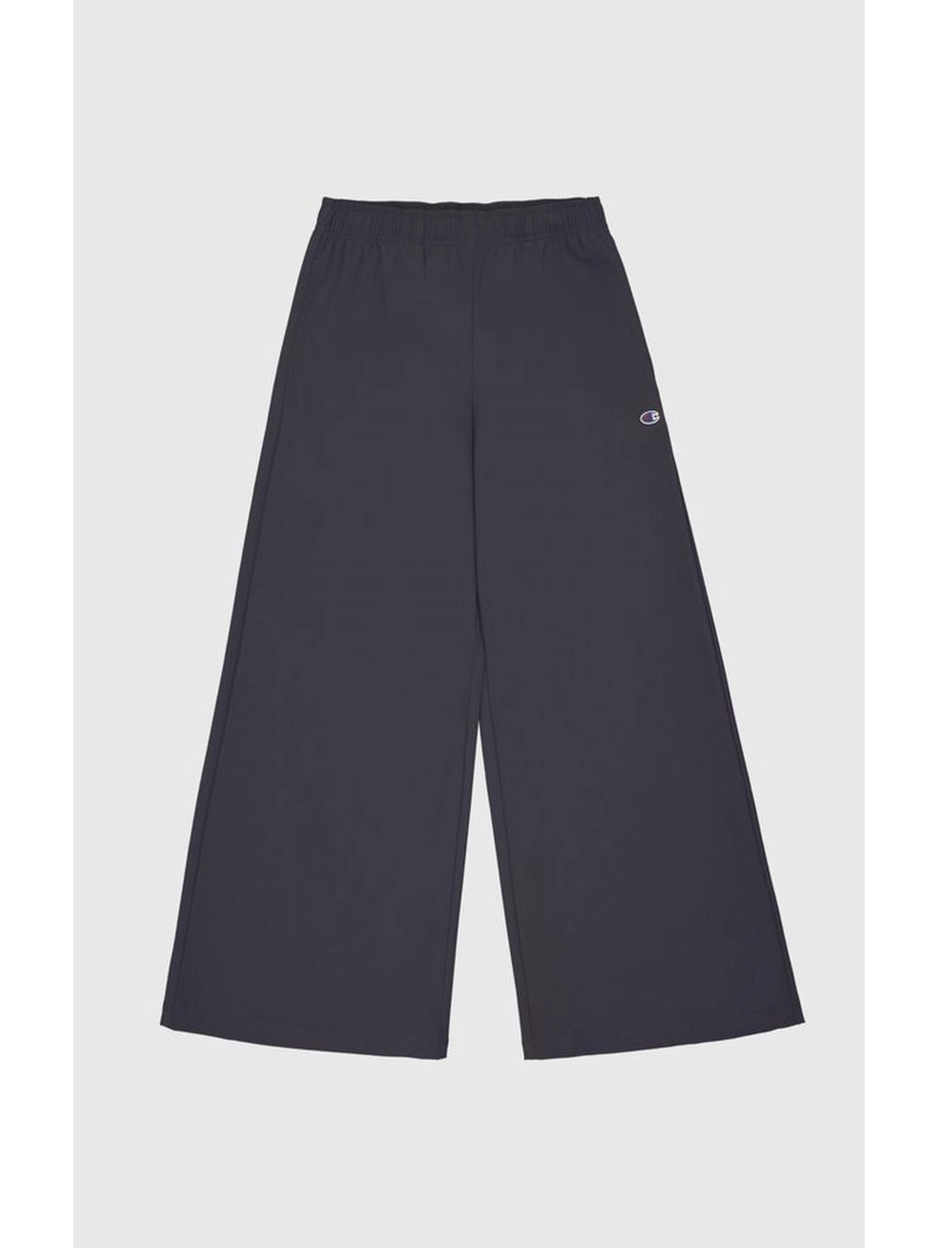 Black Polyamide Casual Pants