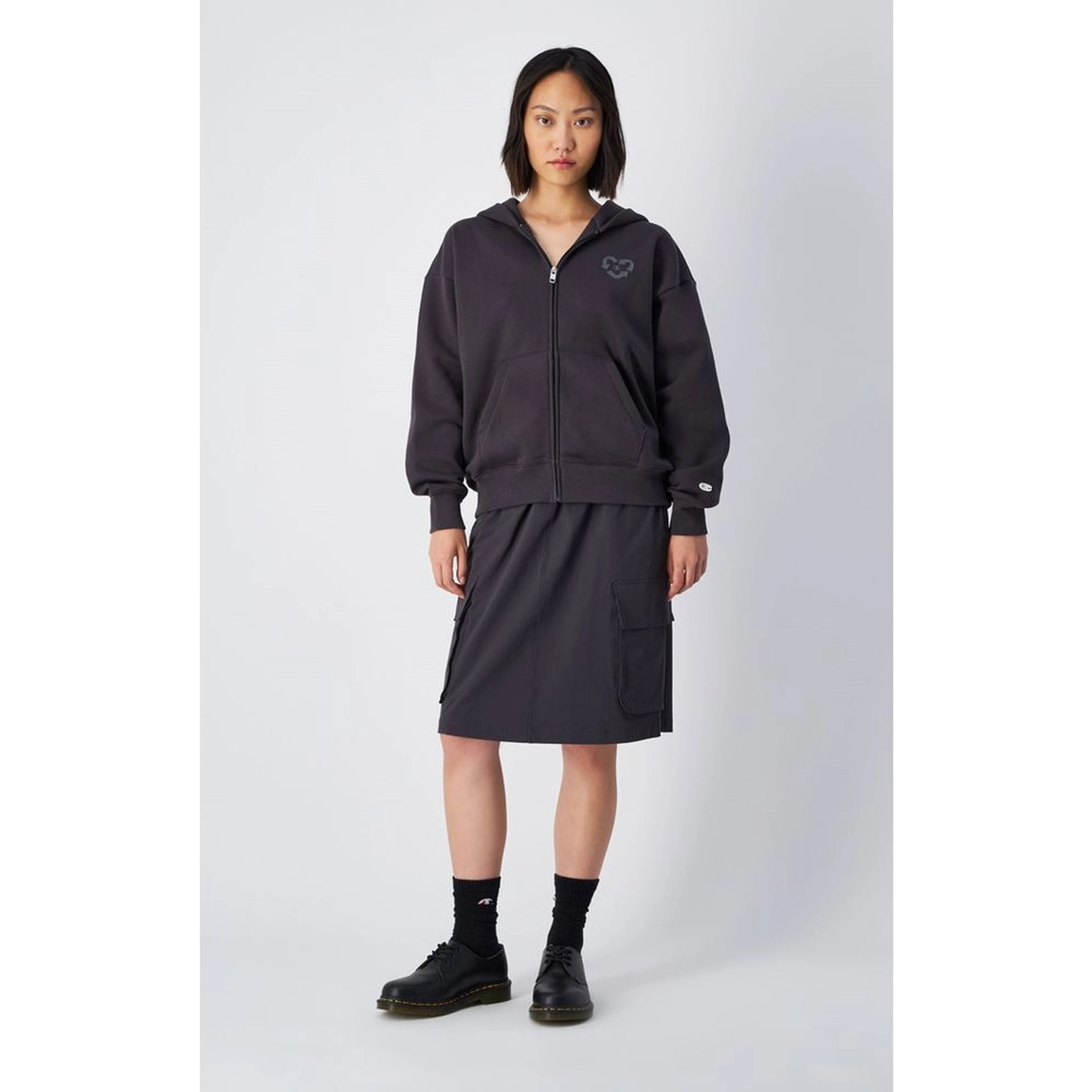 Black Cotton Sweatshirt