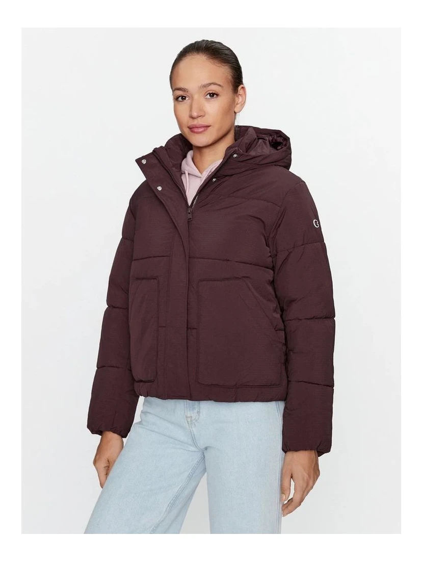 Brown Polyamide Parka
