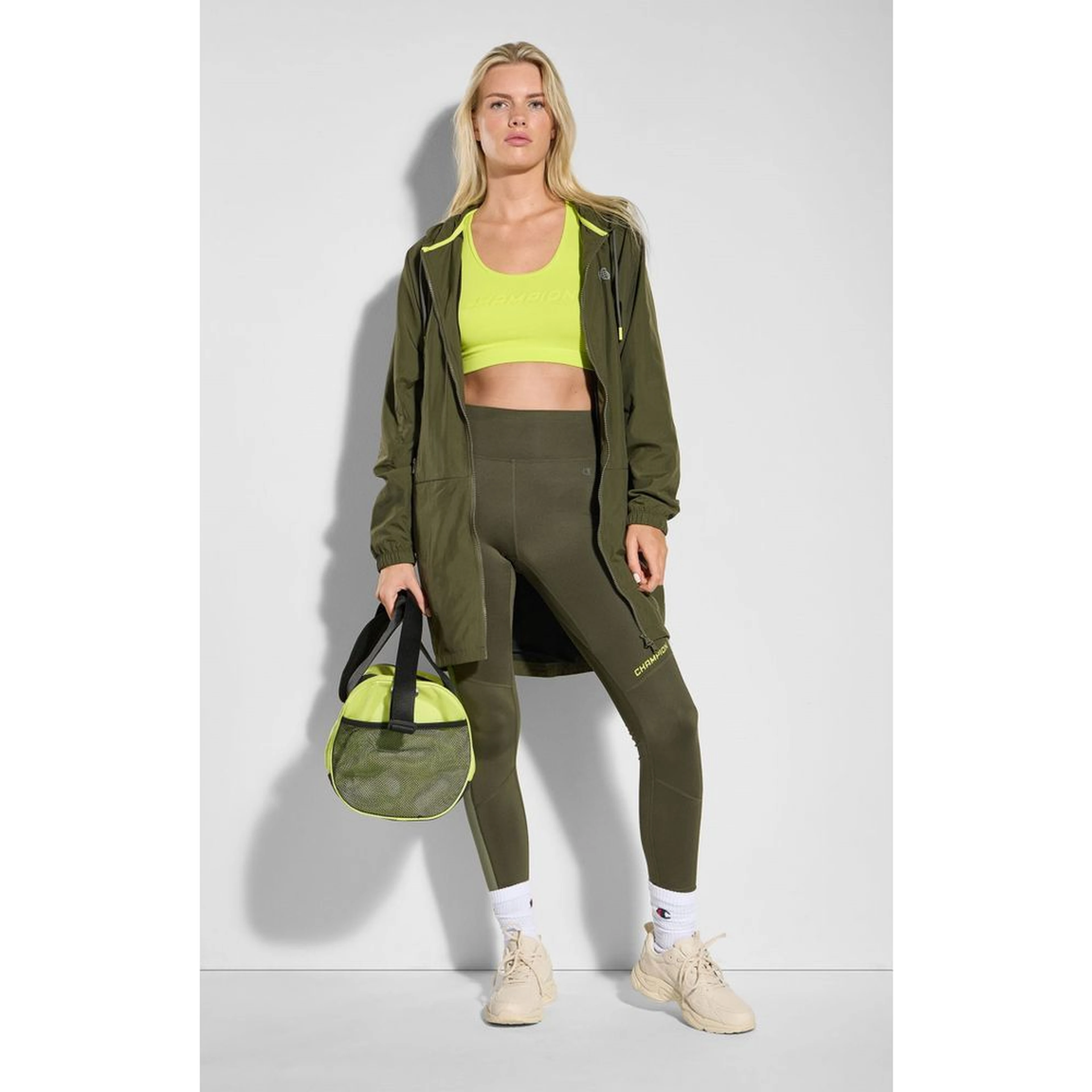 Green Polyamide Shell Jacket