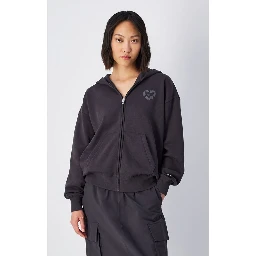 Black Cotton Sweatshirt