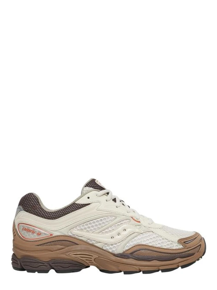 Beige Synthetic Athletic Sneakers