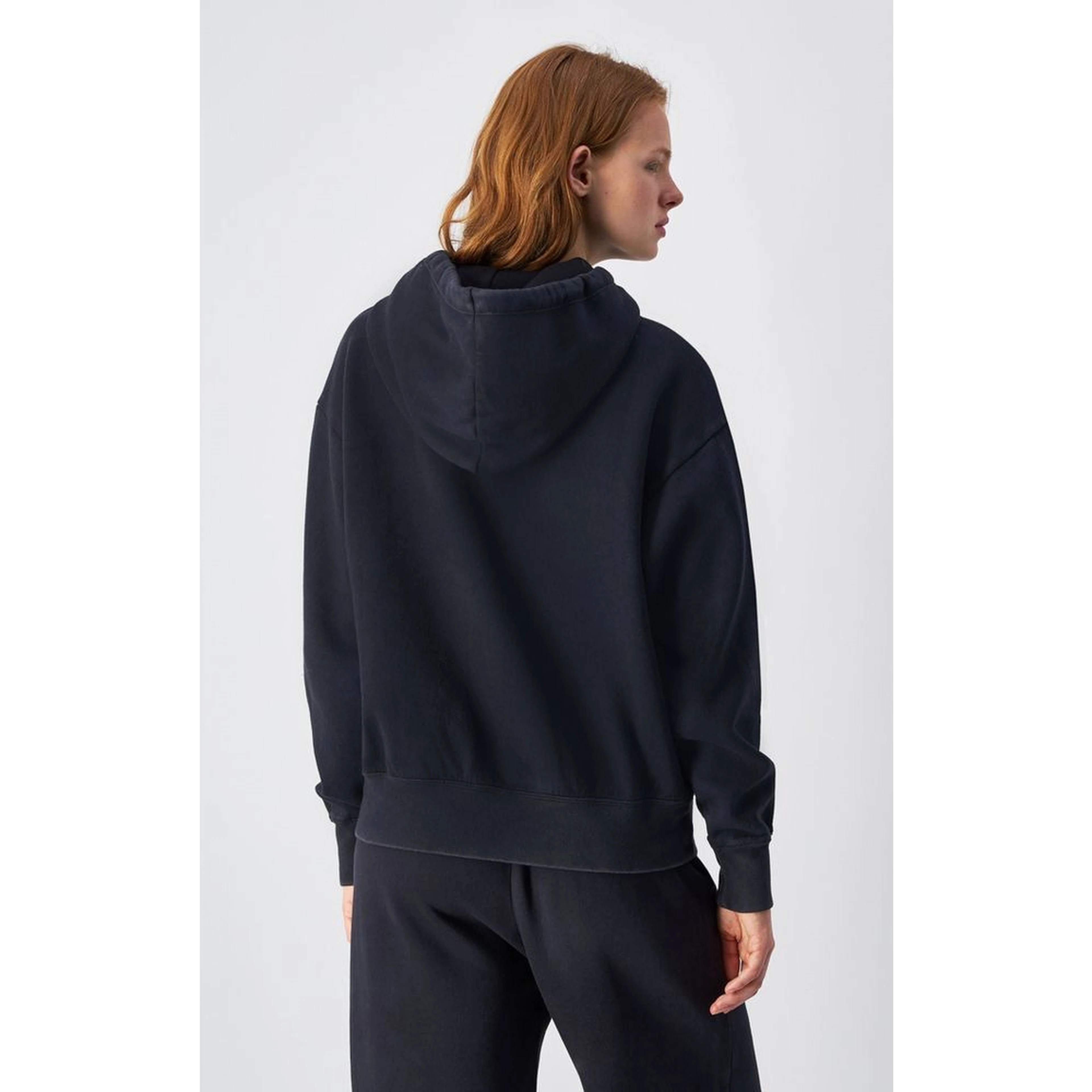 Black Cotton Sweatshirt