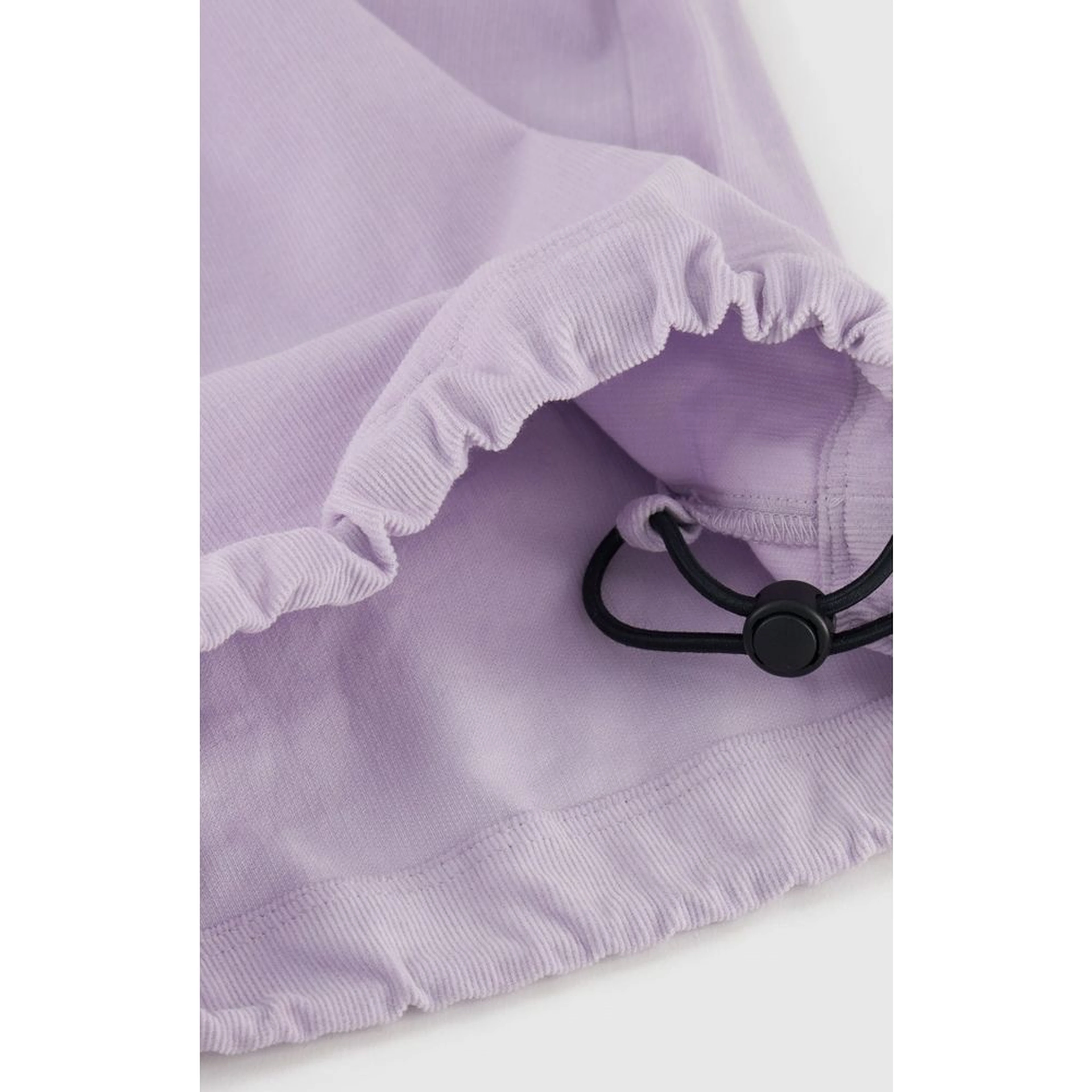 Purple Cotton Casual Pants