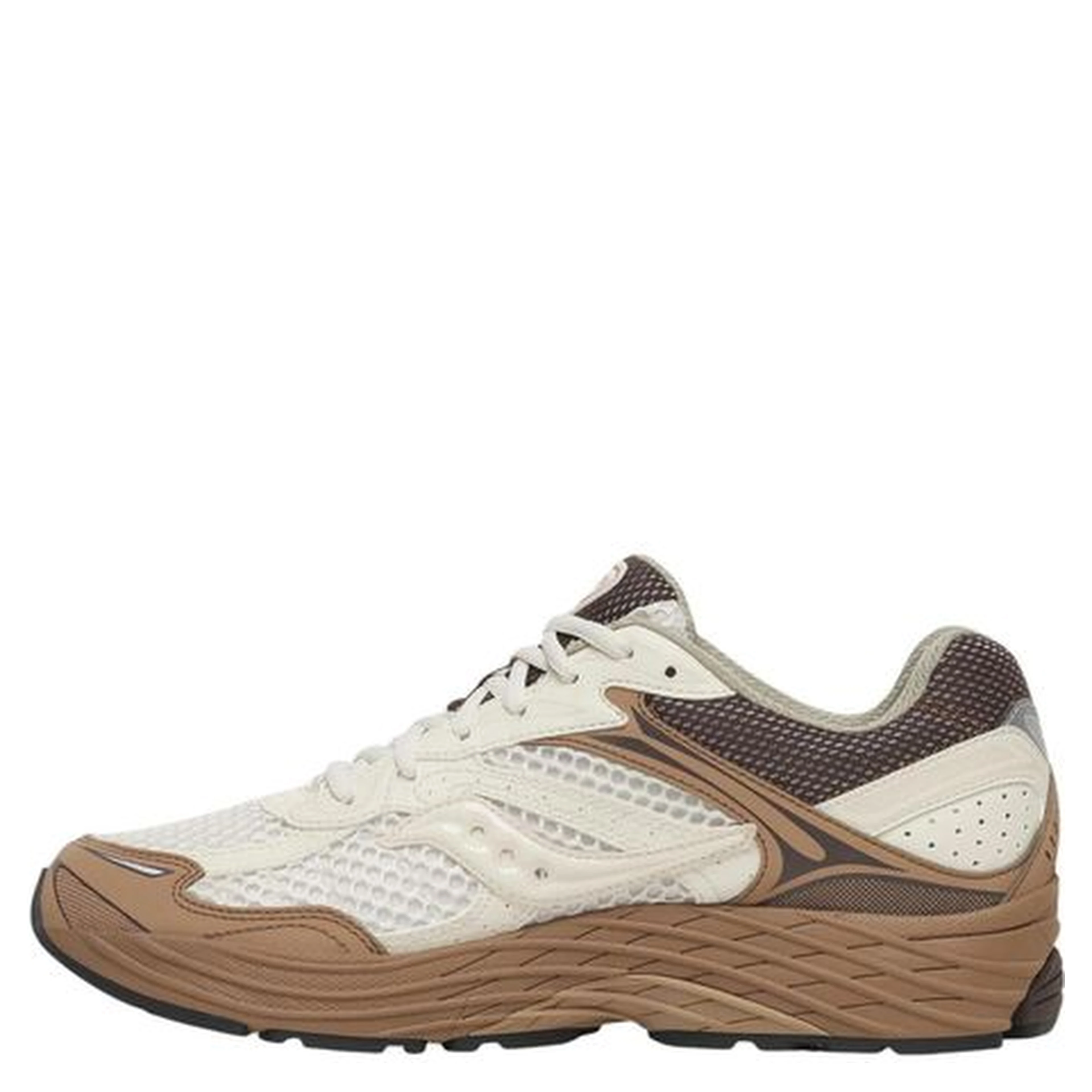 Beige Synthetic Athletic Sneakers