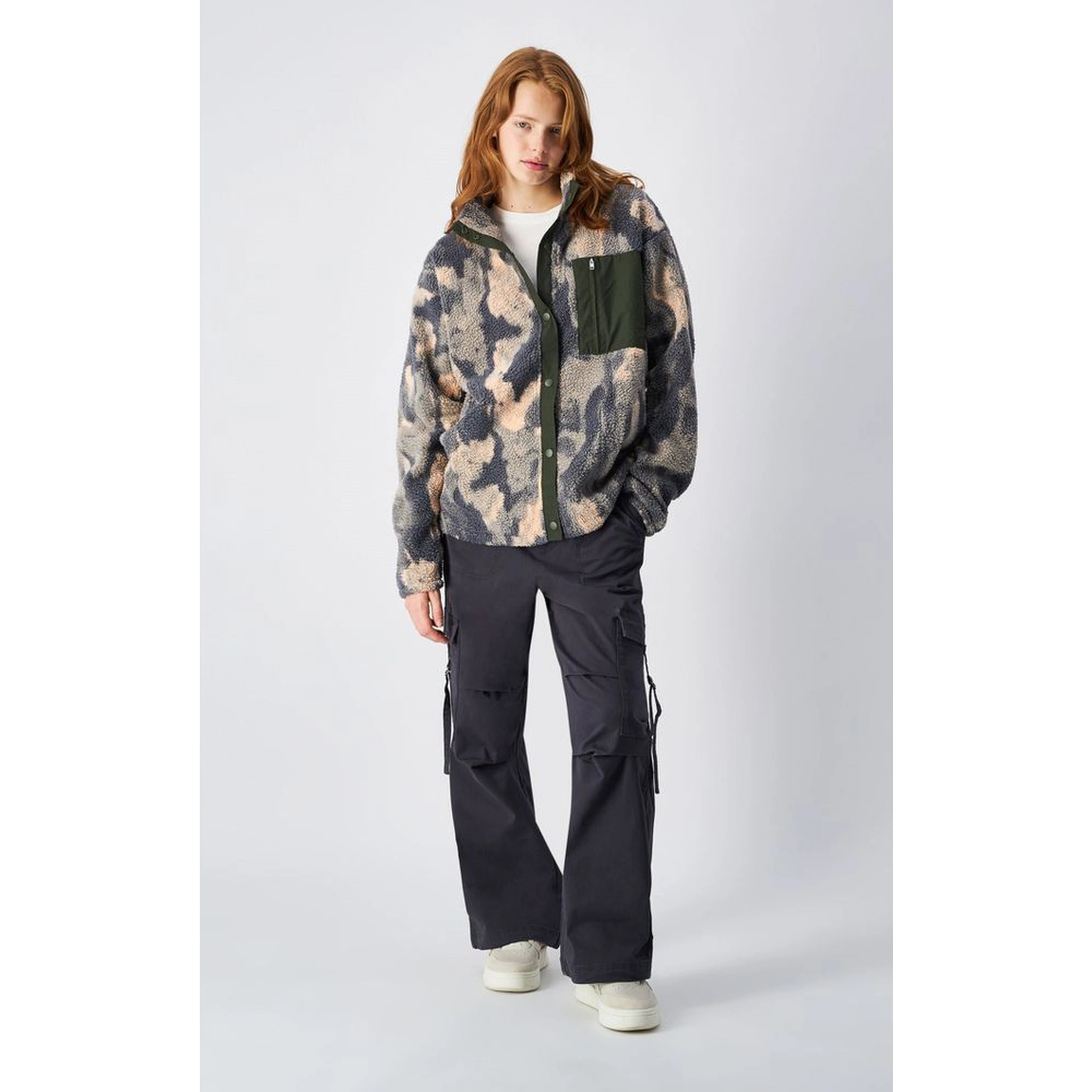 Black Cotton Cargo Pants