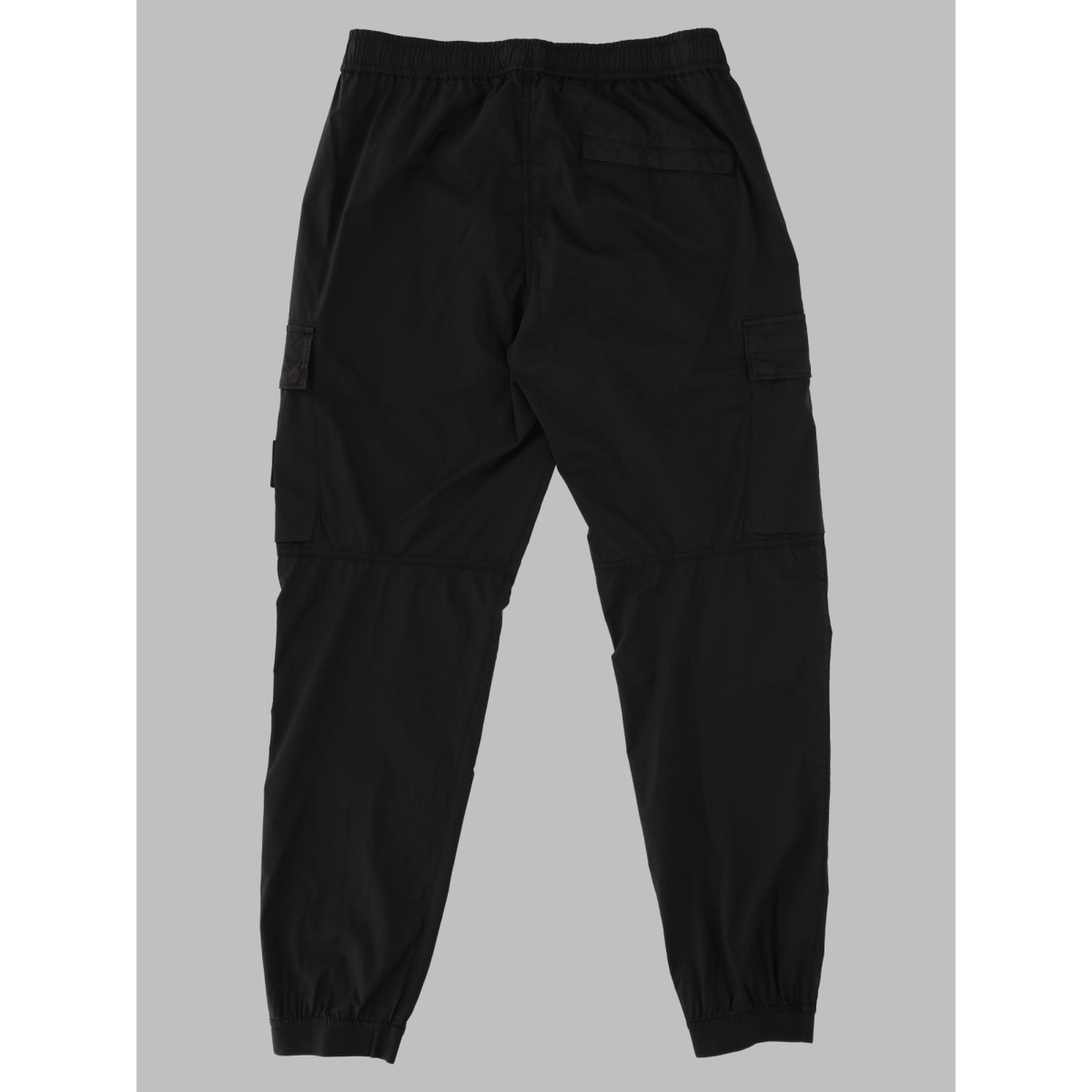 Pantalone Cargo in Twill di Cotone Stretch