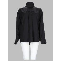 Camicia in Seta con Dettagli Invertiti