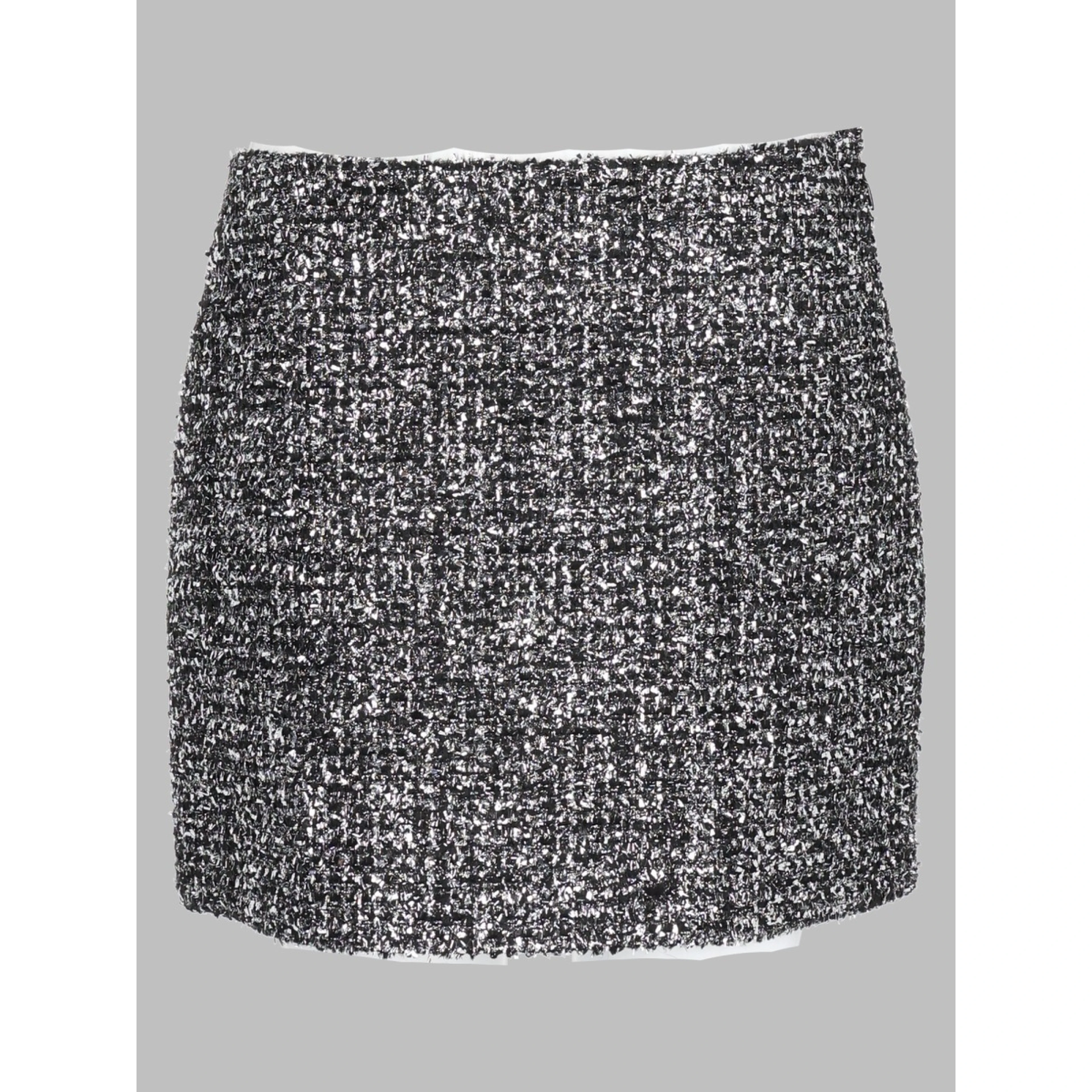 Minigonna in Tweed Metallizzato