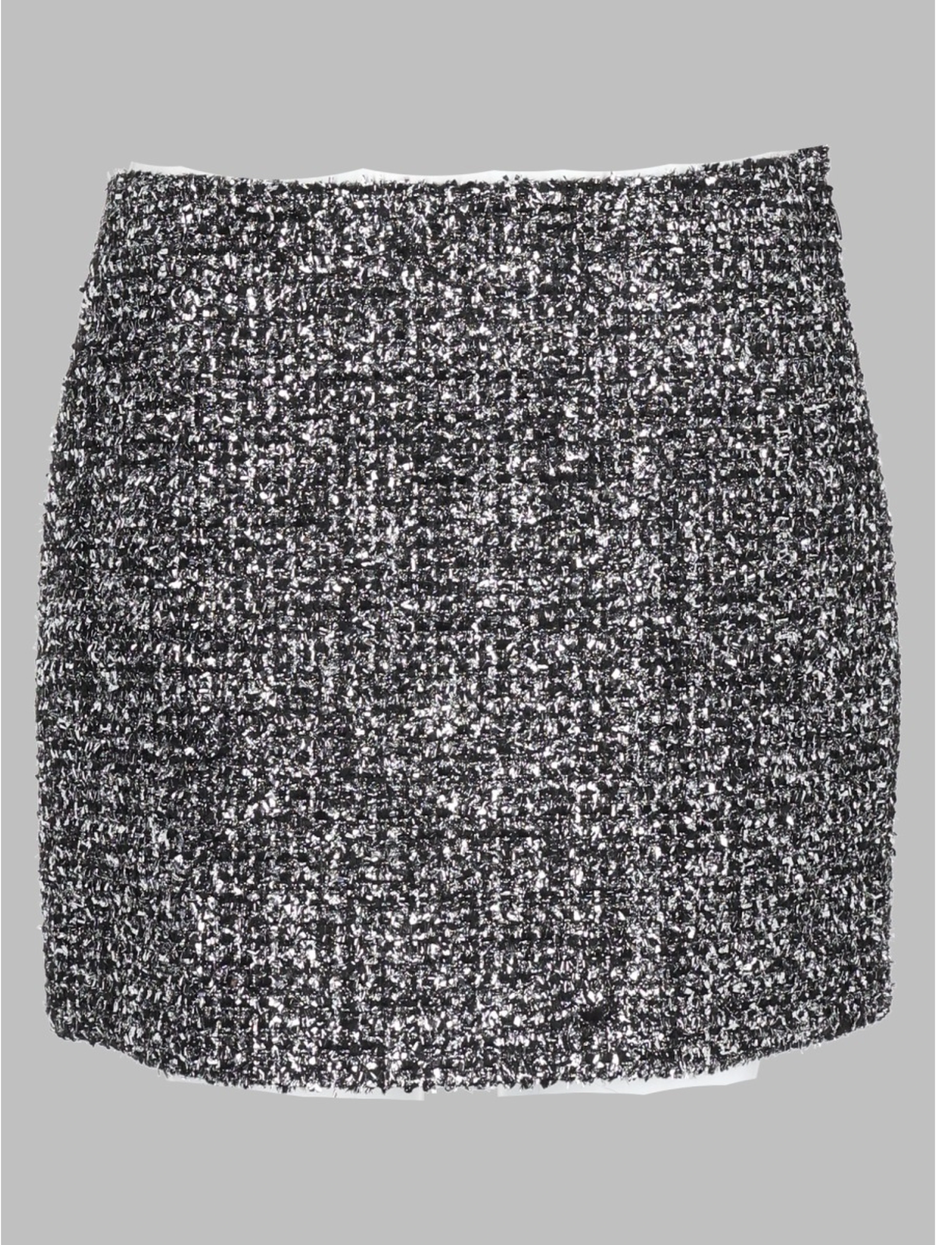 Minigonna in Tweed Metallizzato