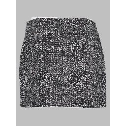 Minigonna in Tweed Metallizzato