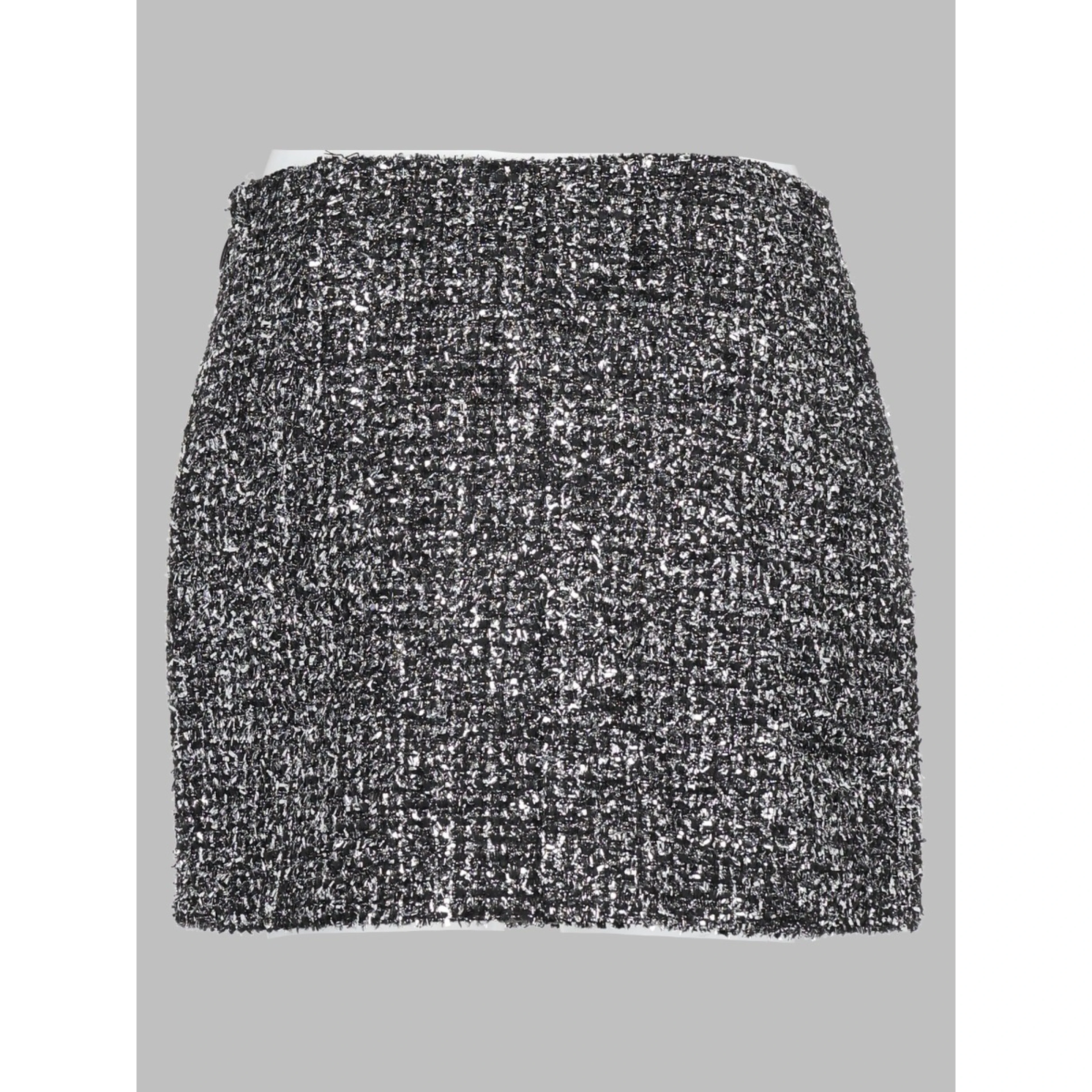 Minigonna in Tweed Metallizzato