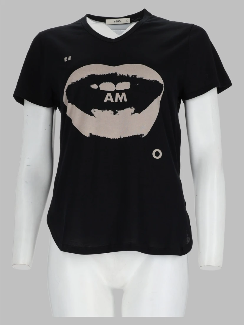 T-Shirt Con Stampa "Ti Amo"