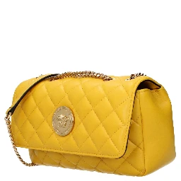 Yellow Leather Shoulder Bag