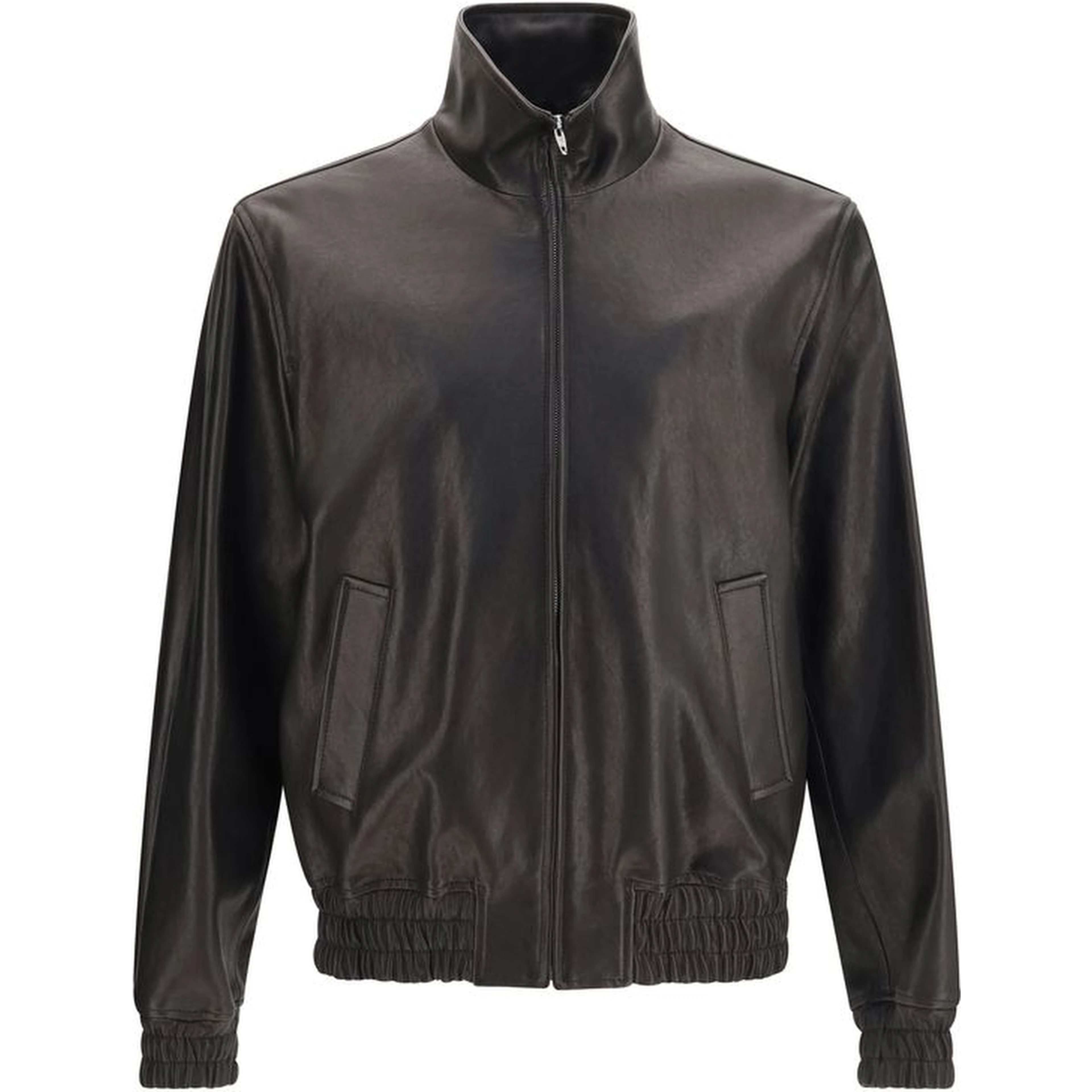 Black Lamb Ovis Aries Leather Jacket