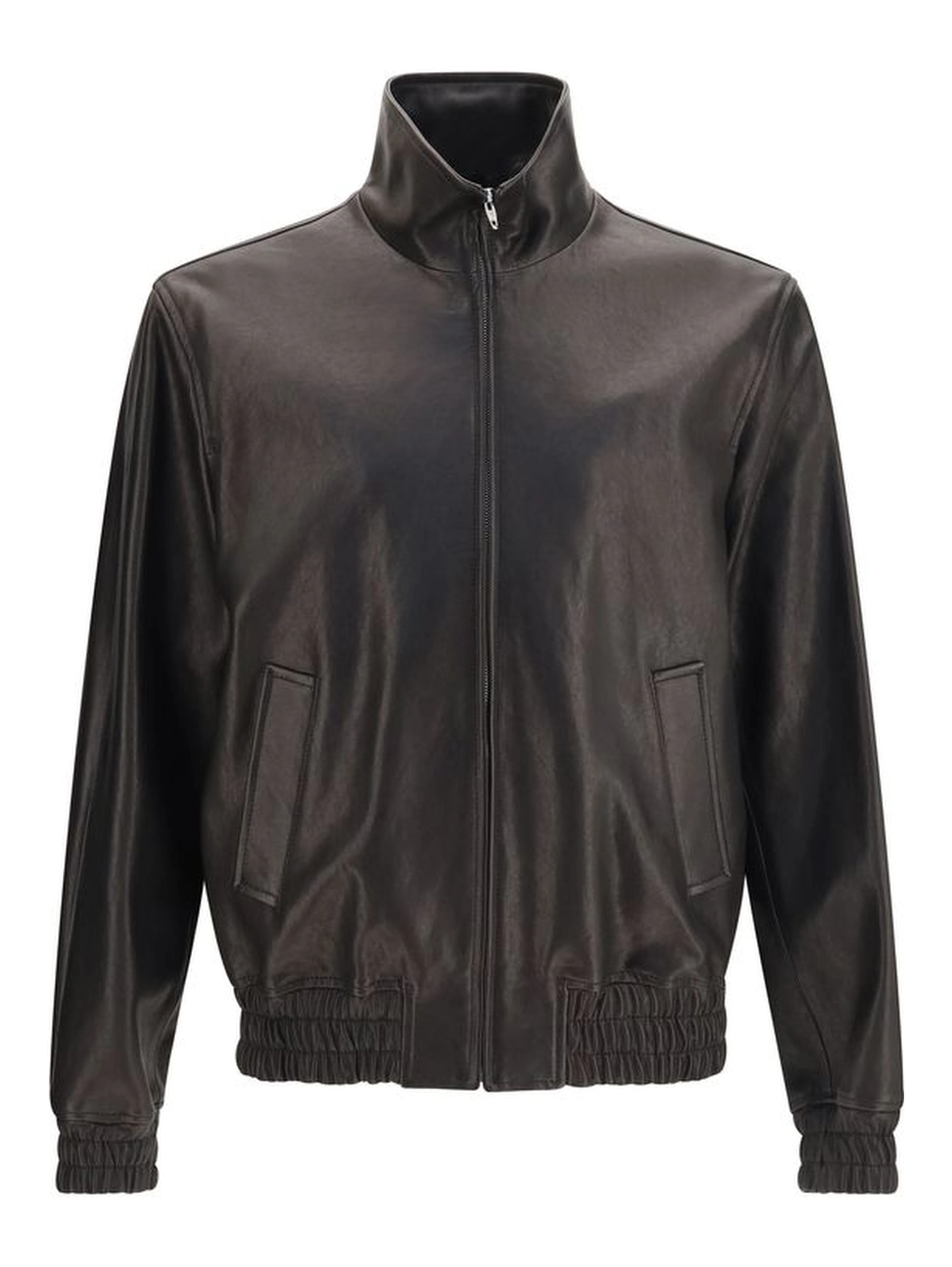 Black Lamb Ovis Aries Leather Jacket