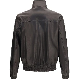 Black Lamb Ovis Aries Leather Jacket