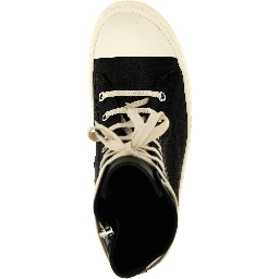 Bicolor Calfskin High Top Sneakers