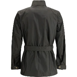 Bicolor Cotton Rain Coat