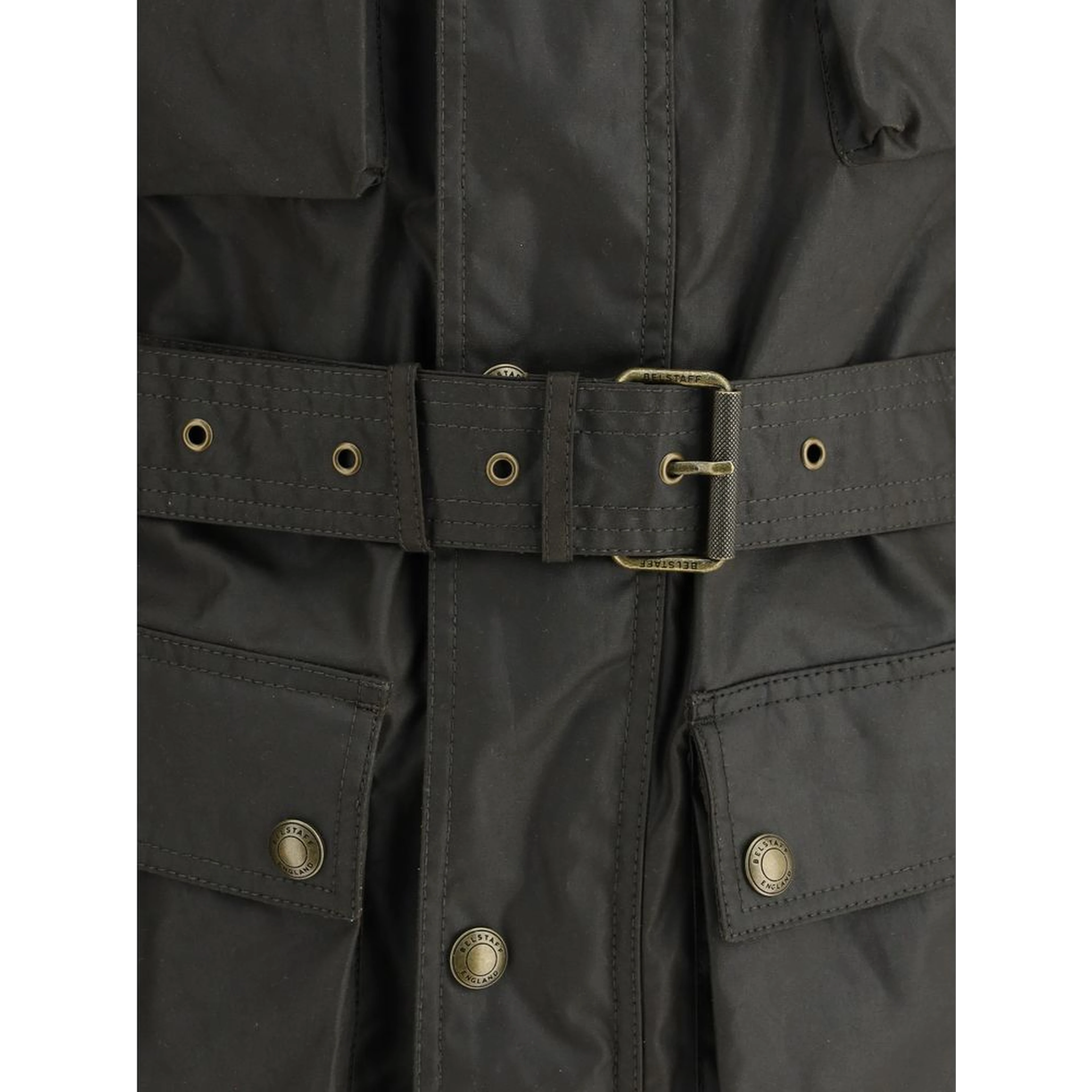 Bicolor Cotton Rain Coat