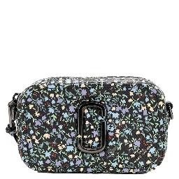 Marc Jacobs The Mini Floral Snapshot Printed Leather Crossbody Bag Purse