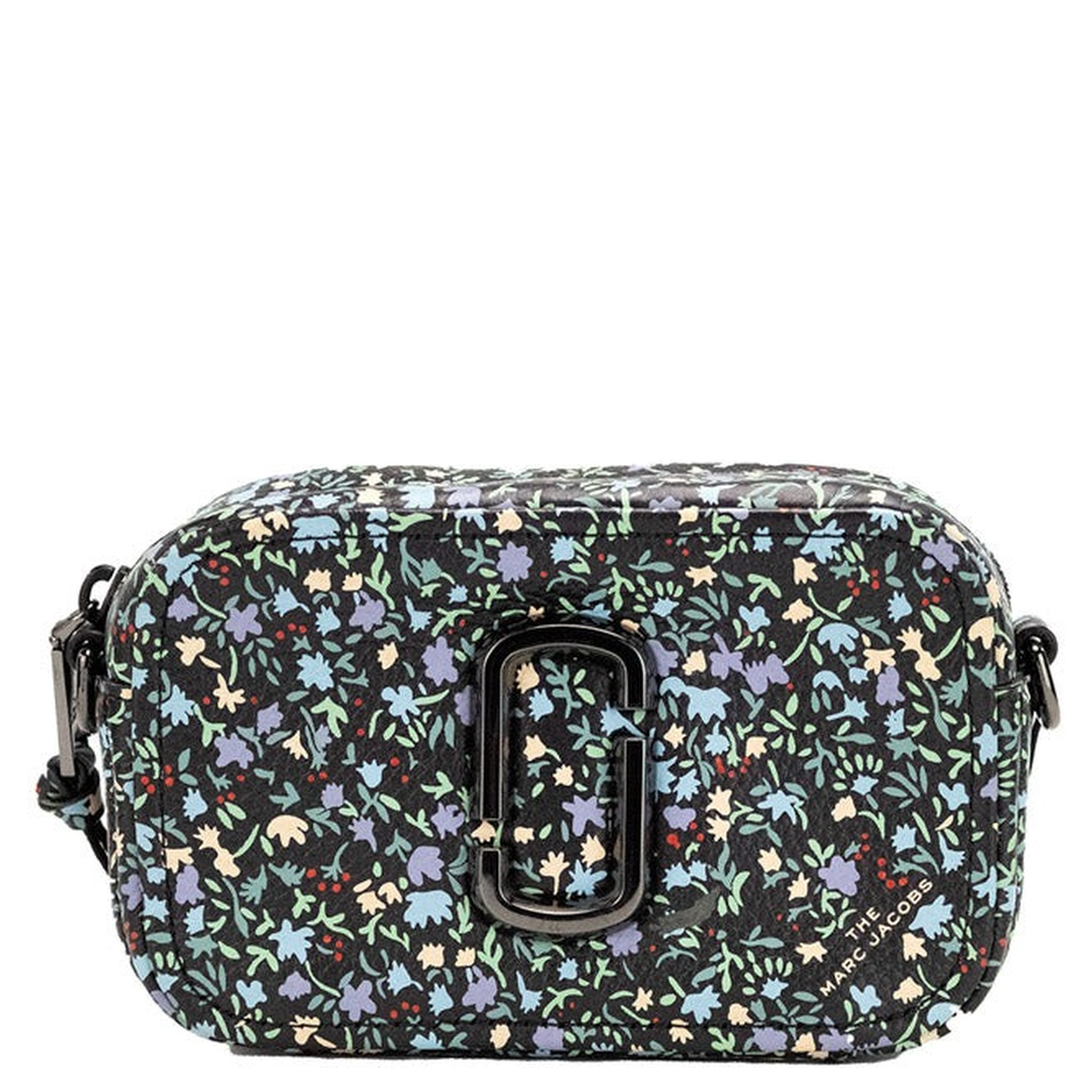 Marc Jacobs The Mini Floral Snapshot Printed Leather Crossbody Bag Purse