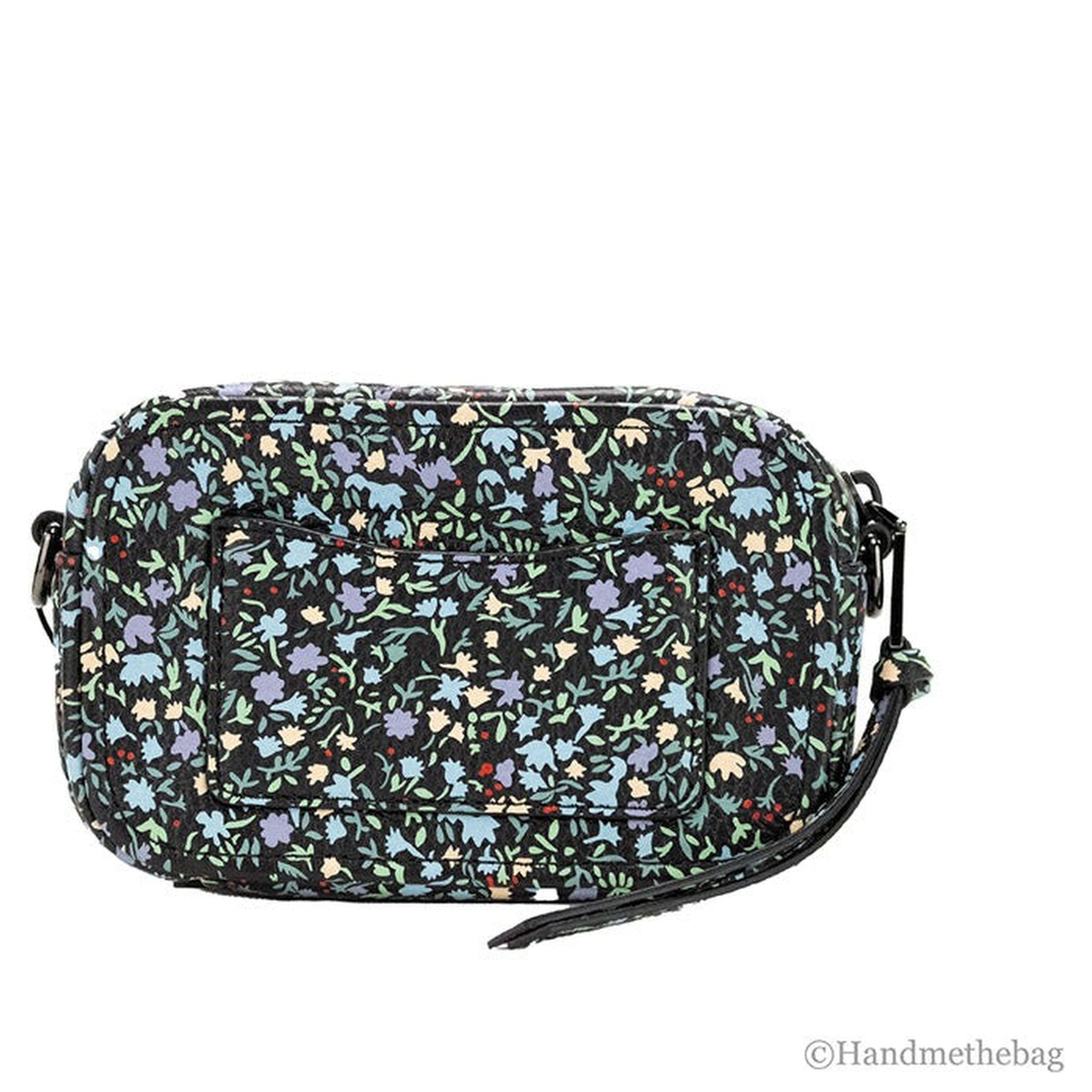 Marc Jacobs The Mini Floral Snapshot Printed Leather Crossbody Bag Purse