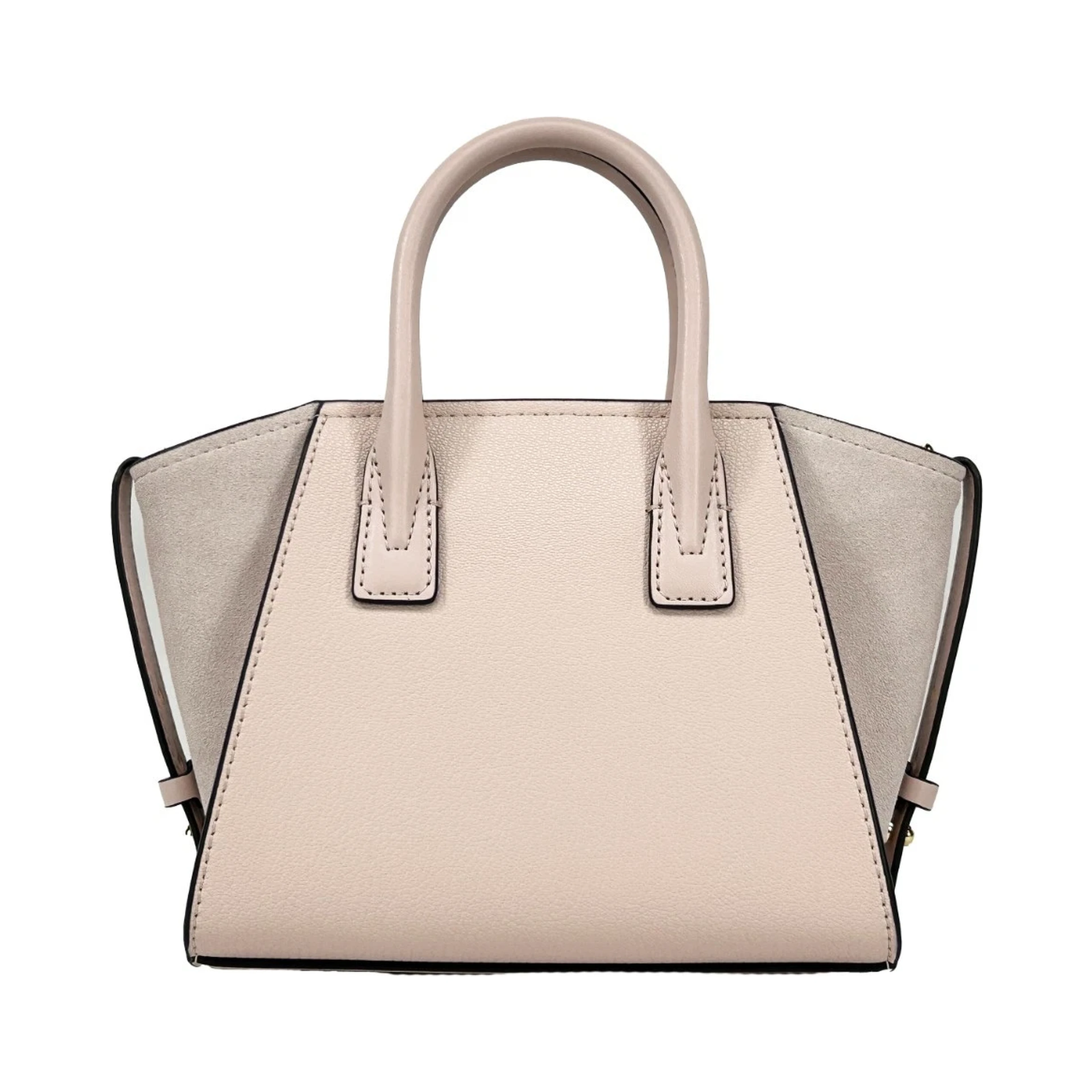 Michael Kors Avril Extra-Small Leather And Suede Satchel