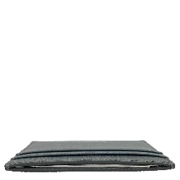 Burberry Sandon Business Small Grey Grained Leather Card Case Wallet