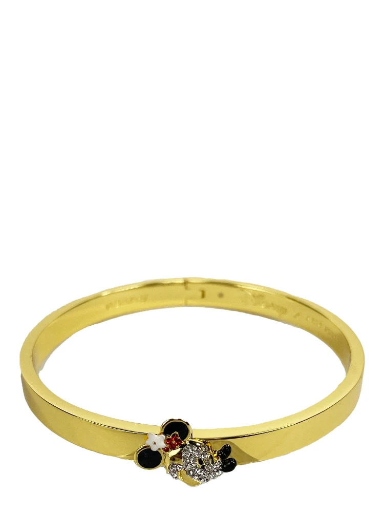 Kate Spade X Disney 100 Minnie Mouse Gem Gold Bracelet