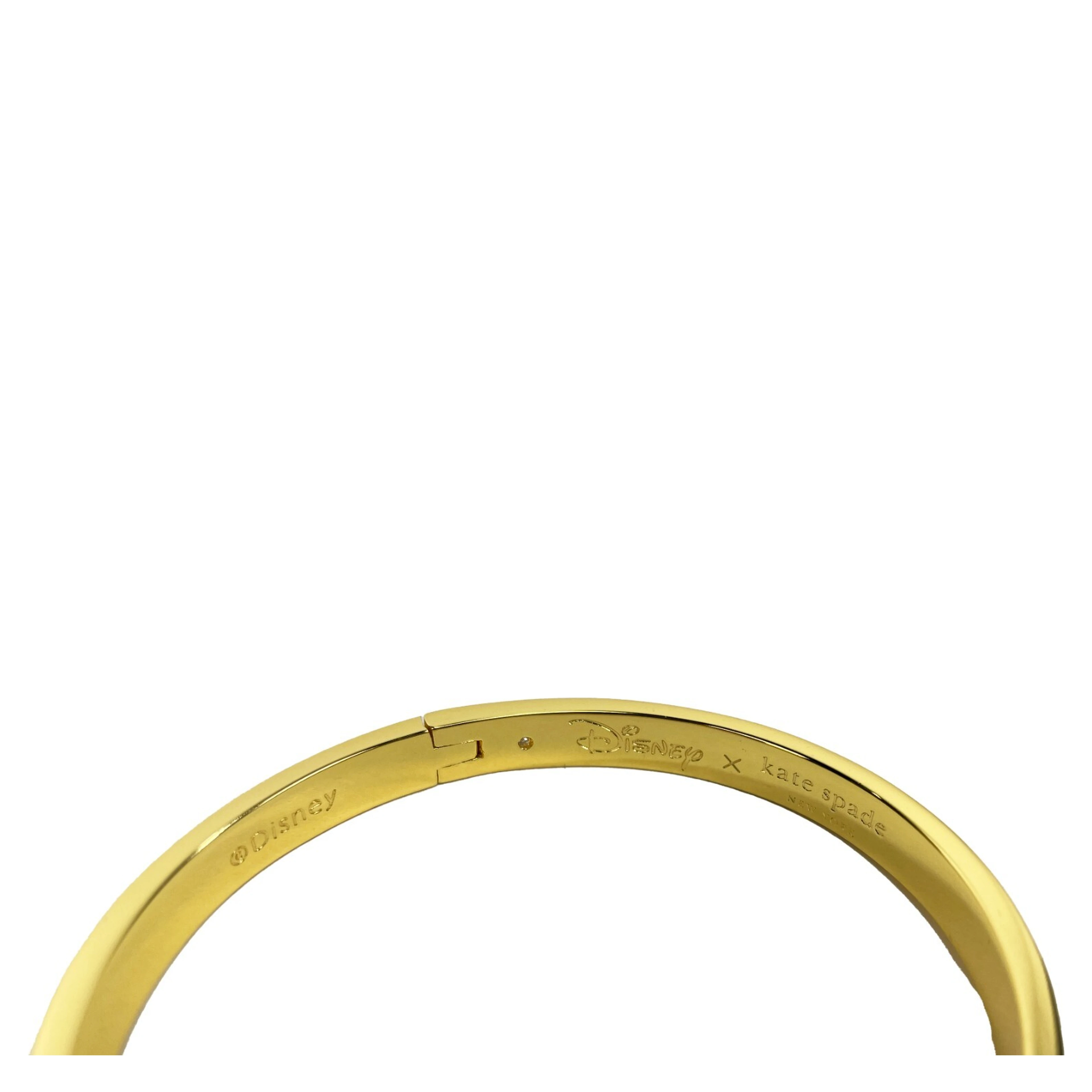 Kate Spade X Disney 100 Minnie Mouse Gem Gold Bracelet