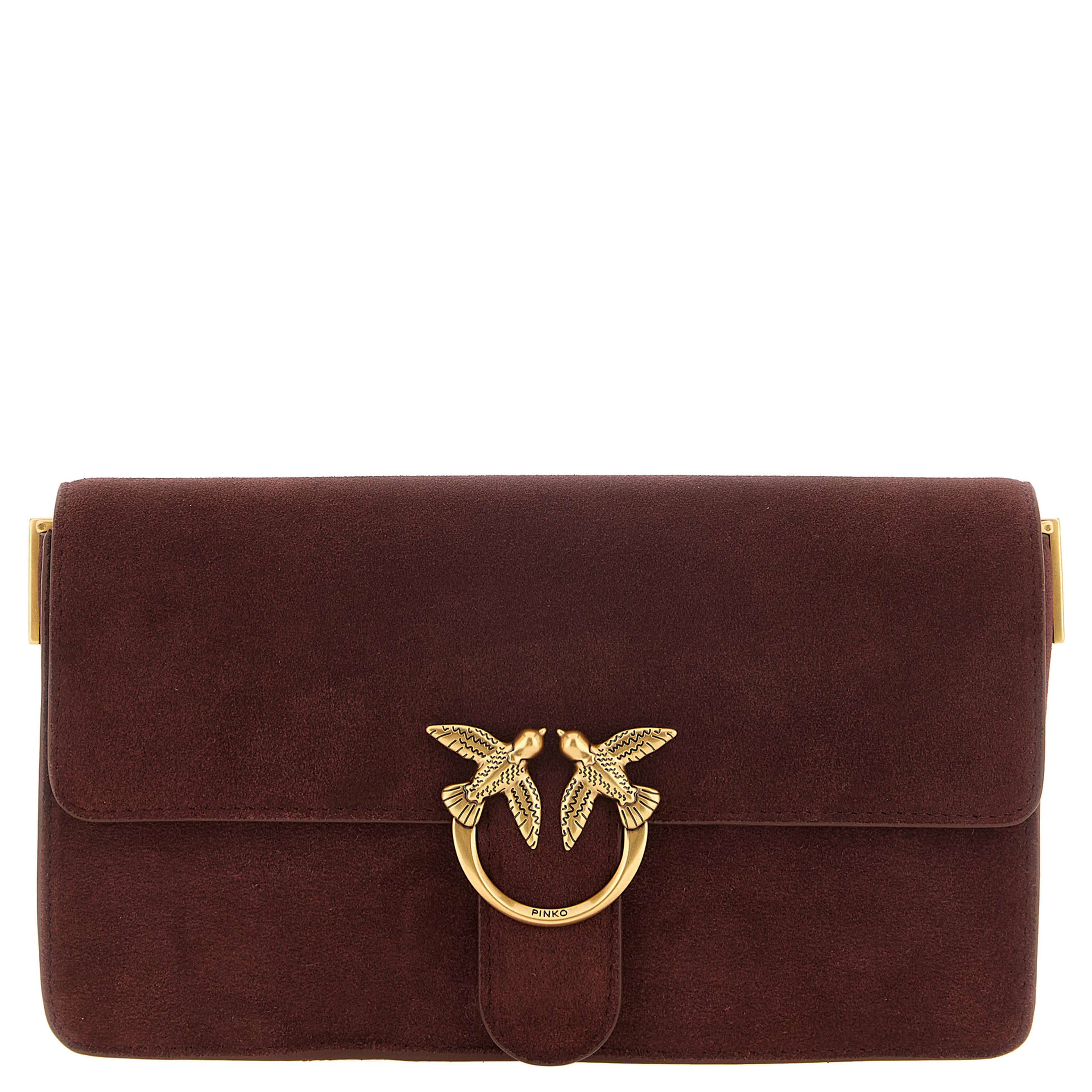 Bordeaux Calfskin Shoulder Bag