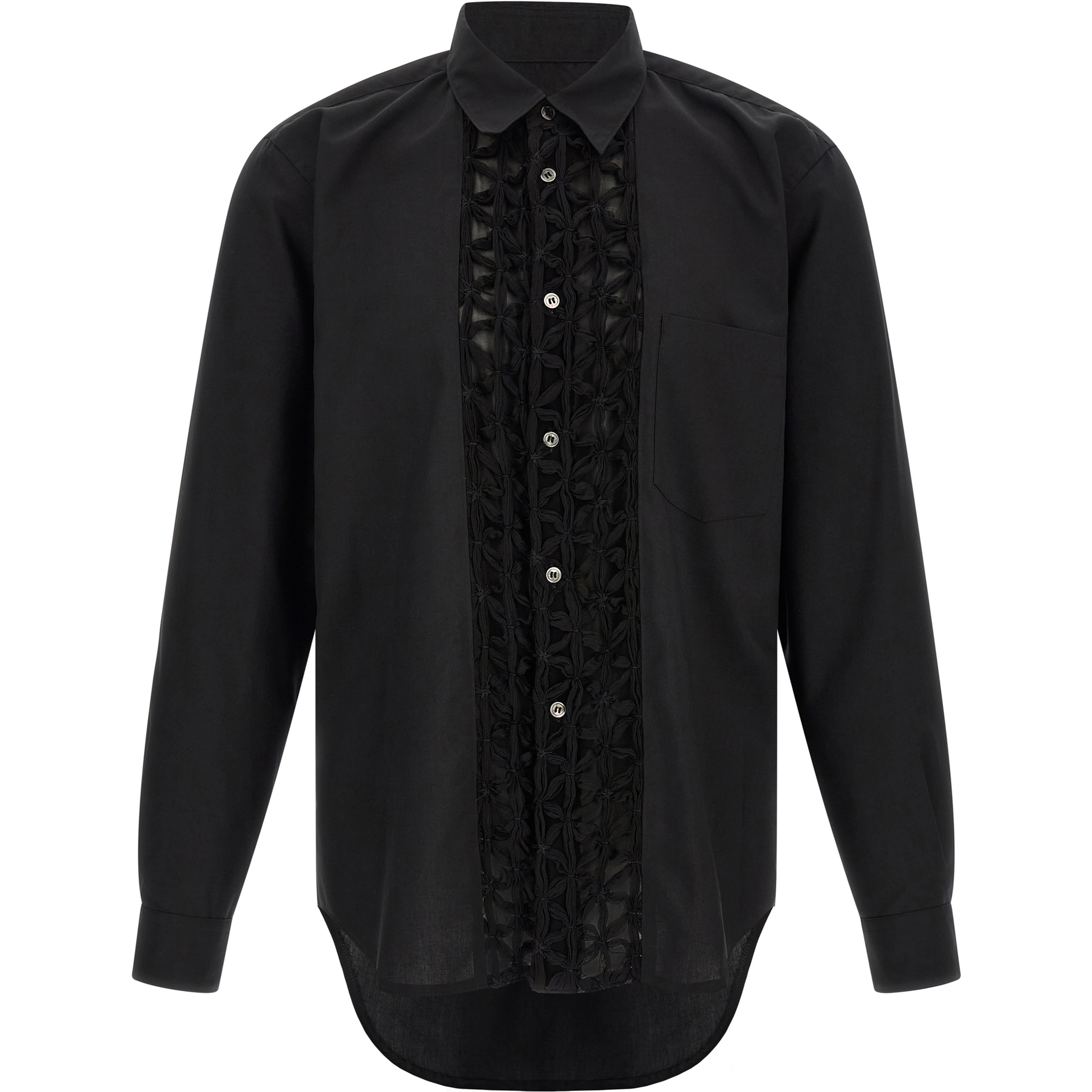 Black Polyester Blouse