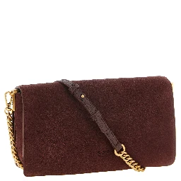 Bordeaux Calfskin Shoulder Bag