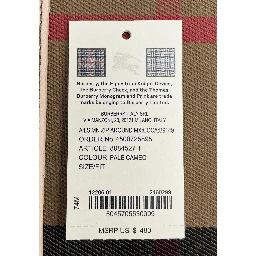 Burberry MN Zip Around Check Coin Wallet