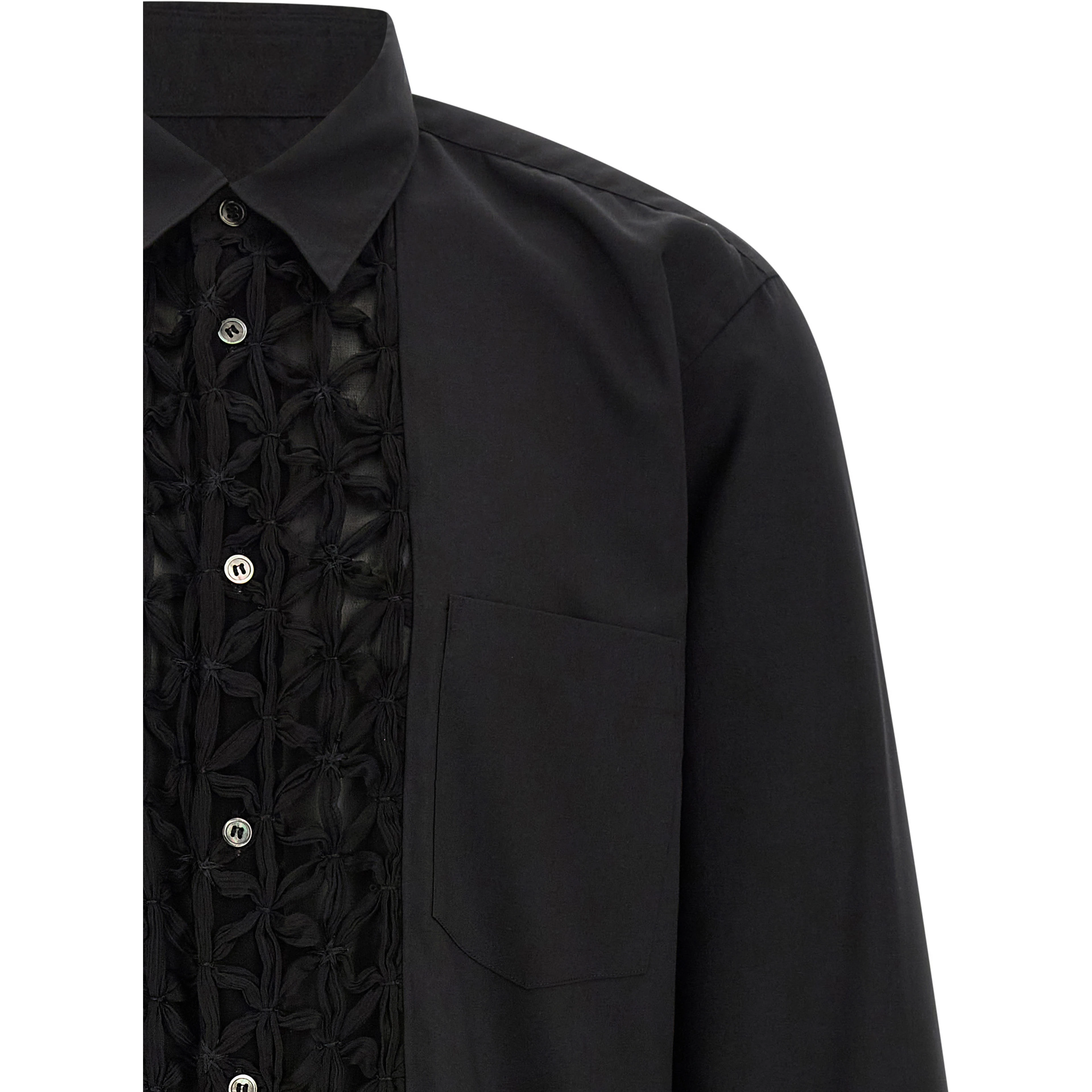 Black Polyester Blouse
