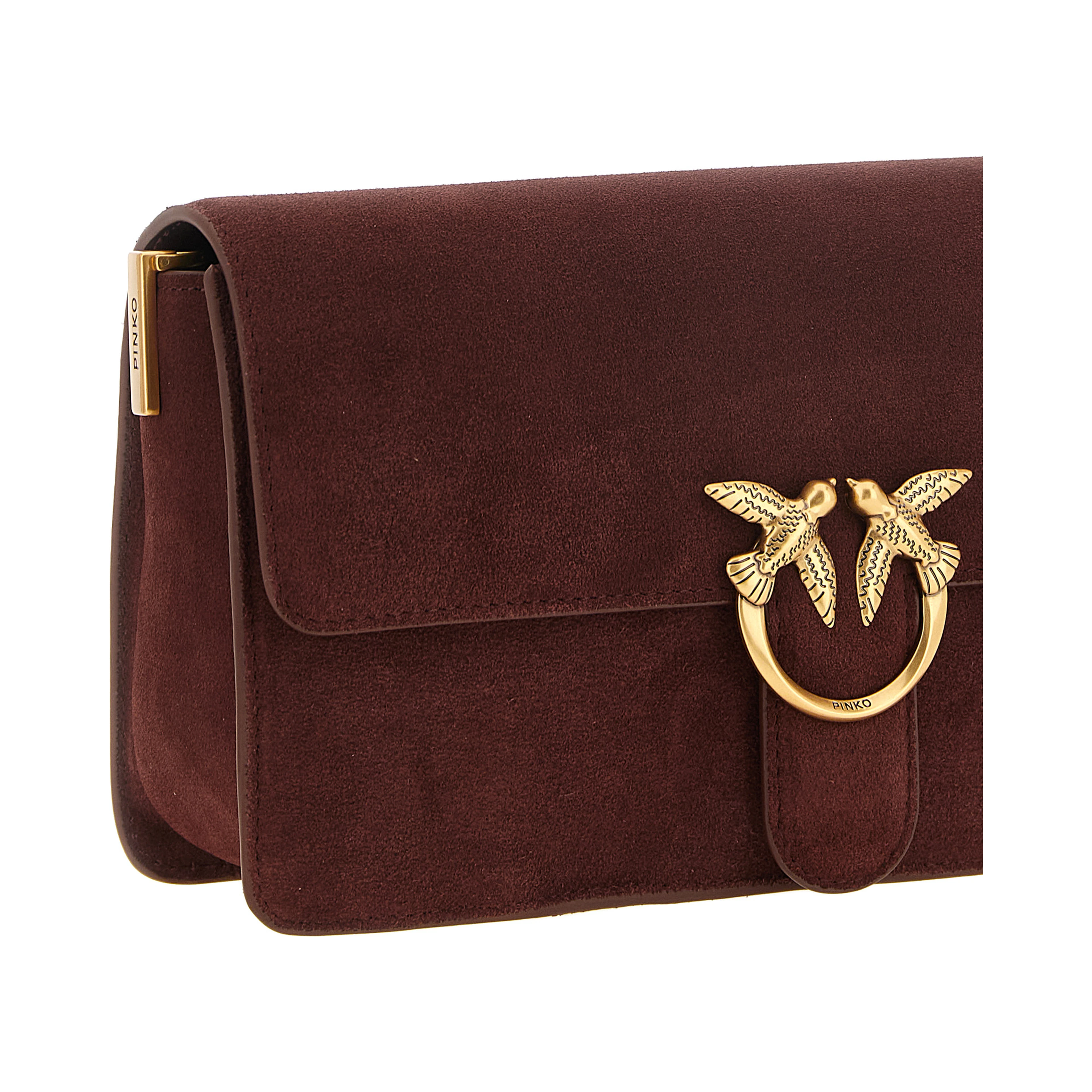 Bordeaux Calfskin Shoulder Bag