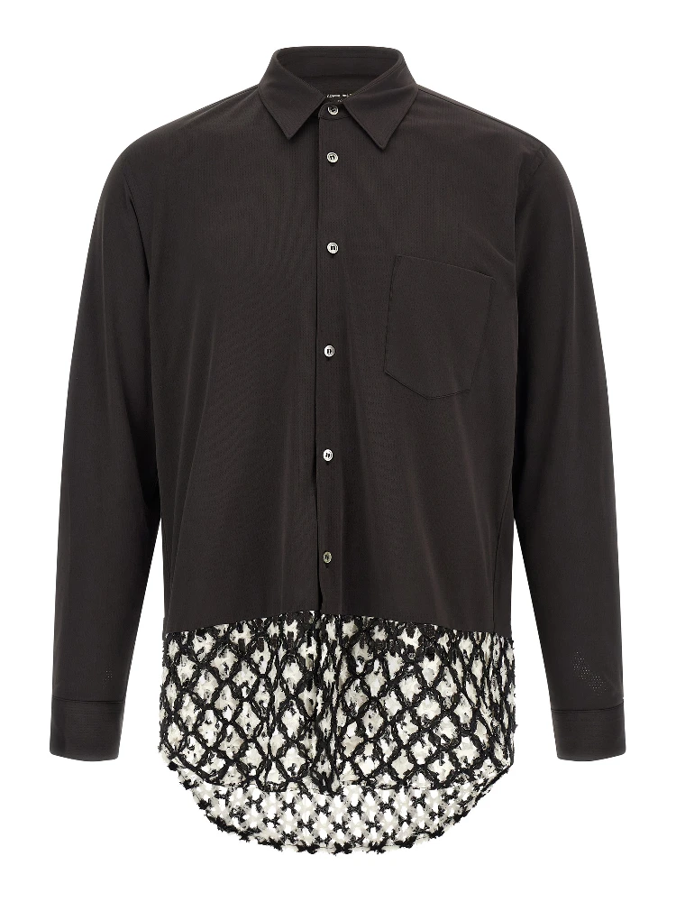 Bicolor Polyester Blouse