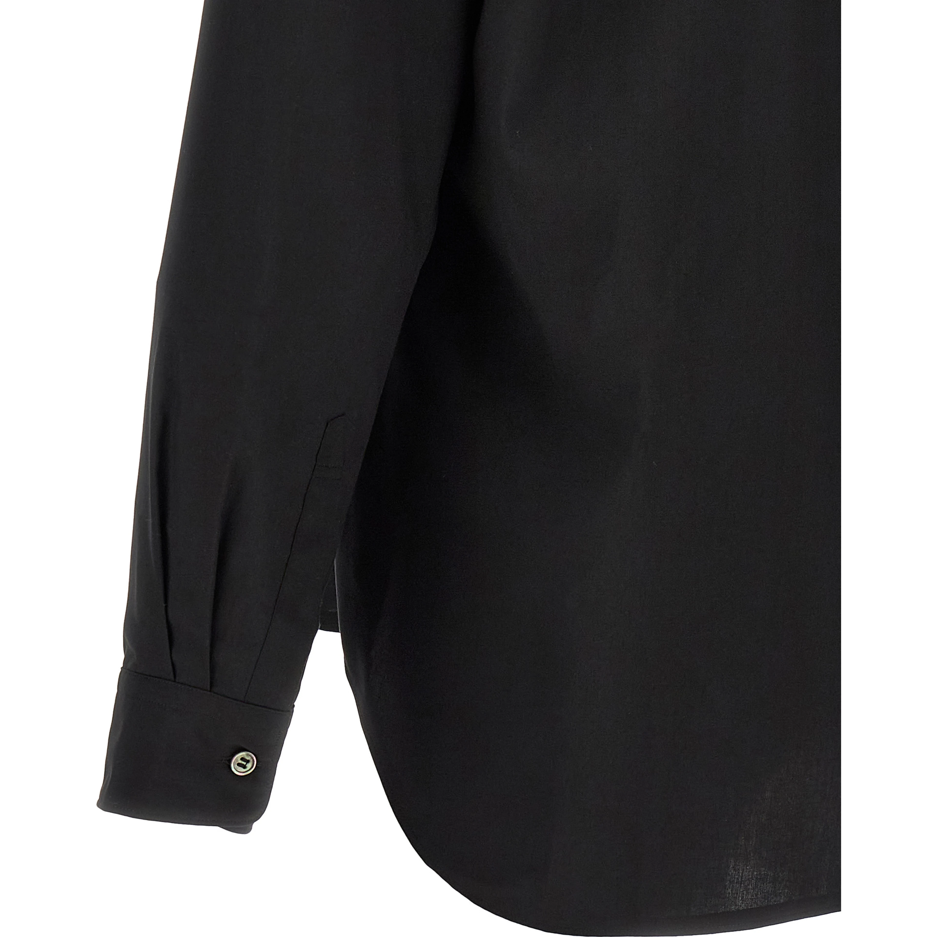 Black Polyester Blouse