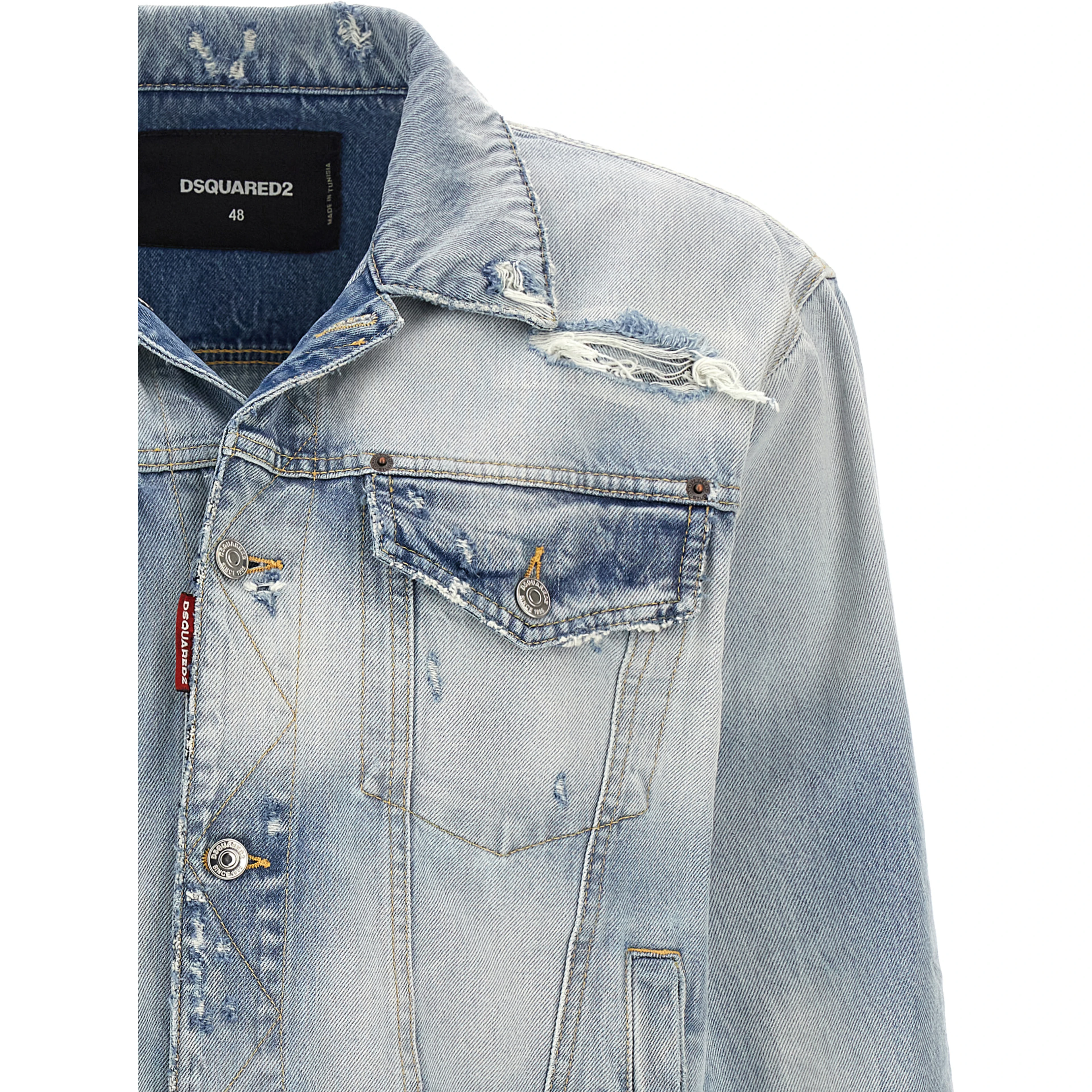 Blue Cotton Denim Jacket