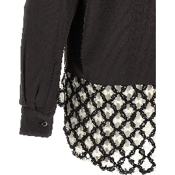 Bicolor Polyester Blouse
