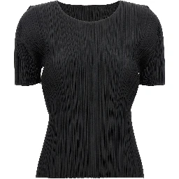 Black Polyester T-Shirt