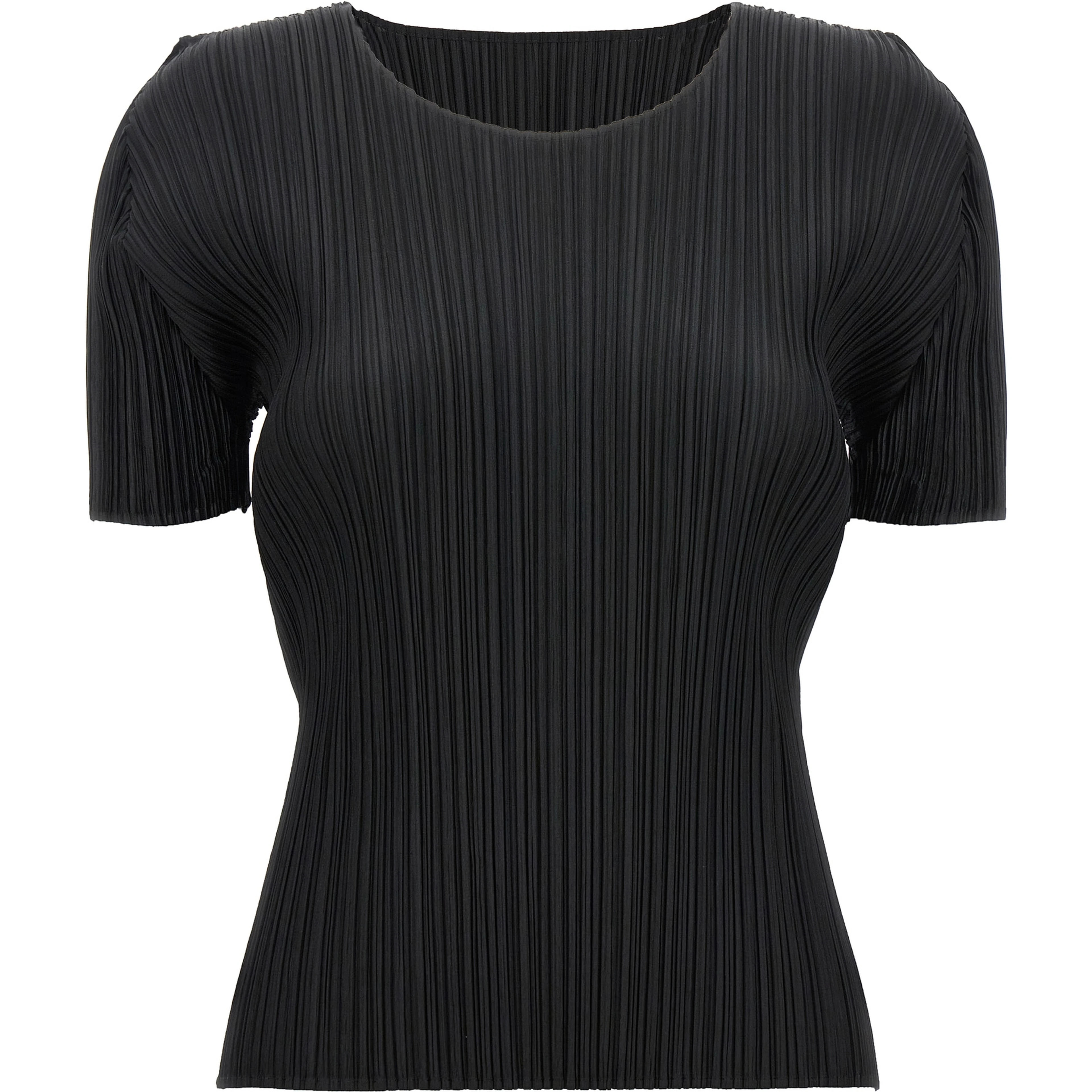 Black Polyester T-Shirt
