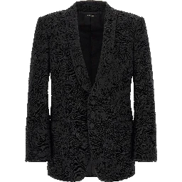 Black Silk Blazer