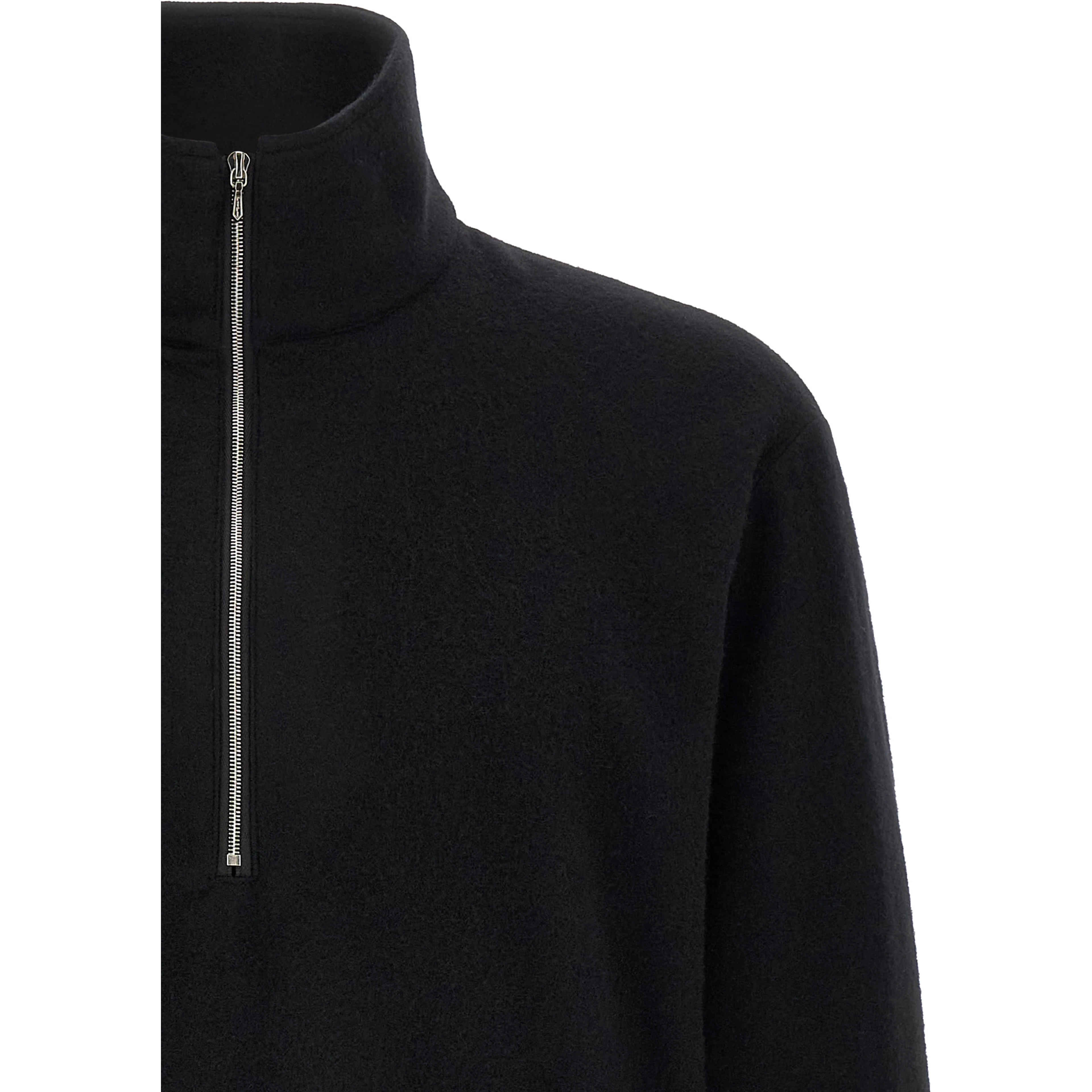 Black Wool Cardigan