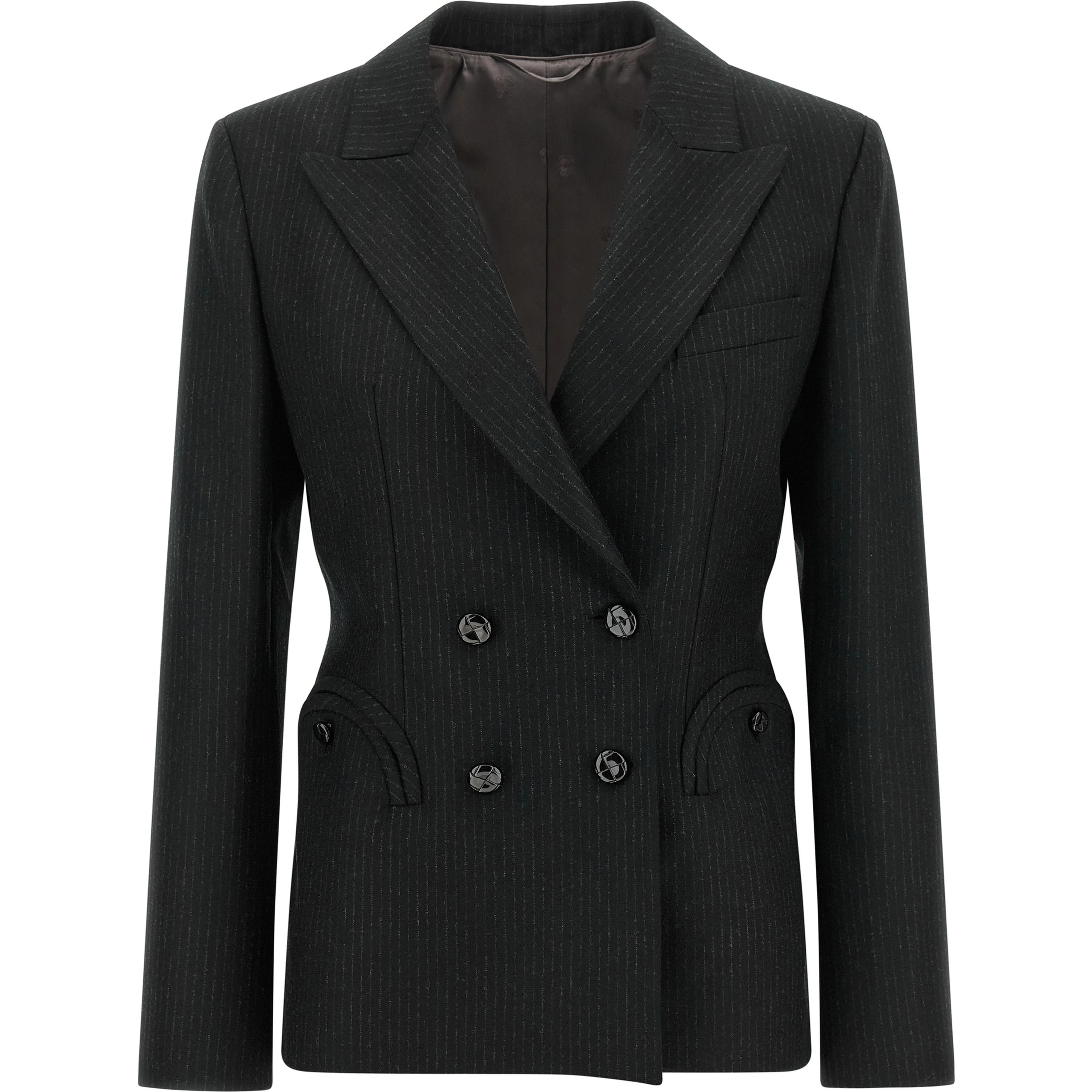 Black Virgin Wool Blazer