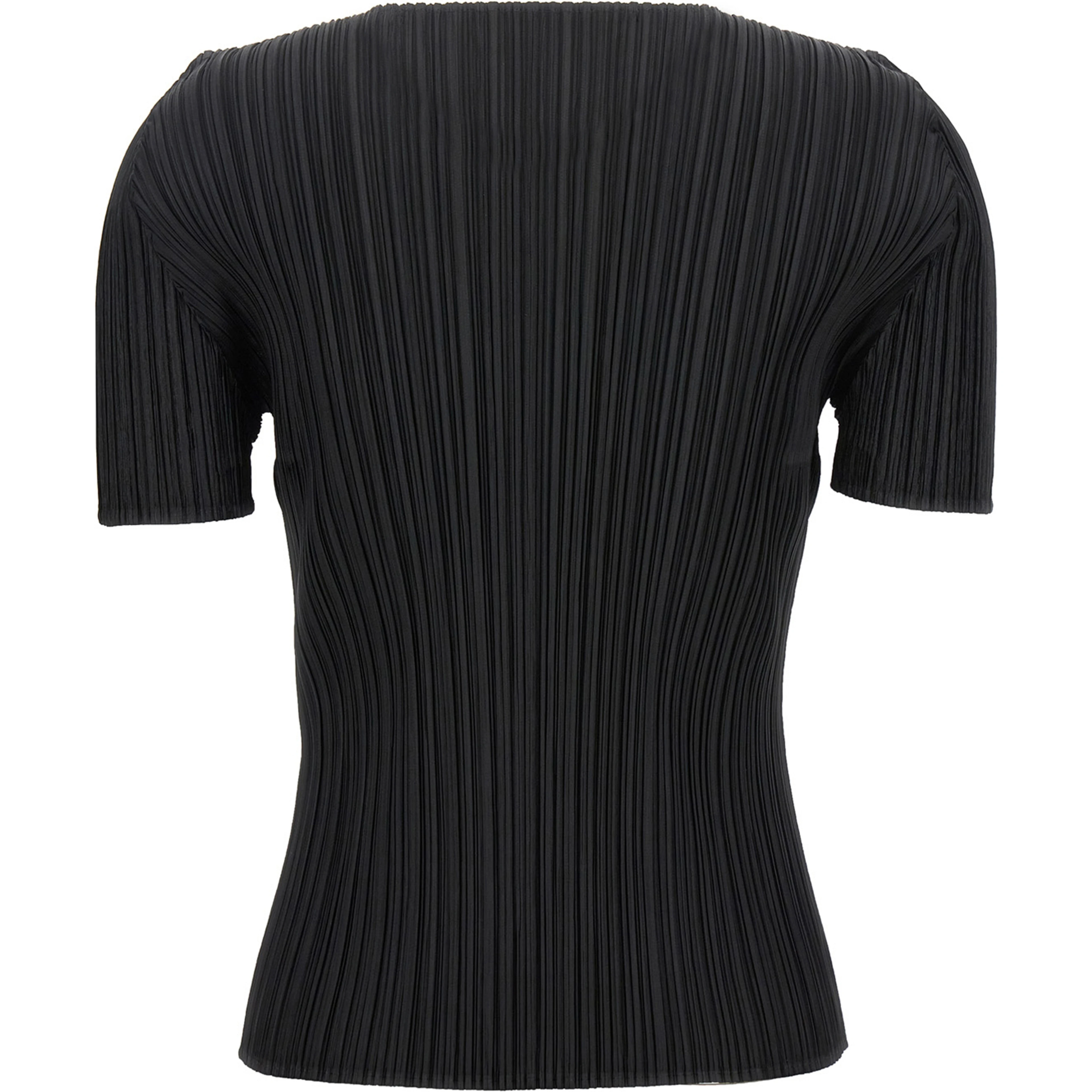 Black Polyester T-Shirt